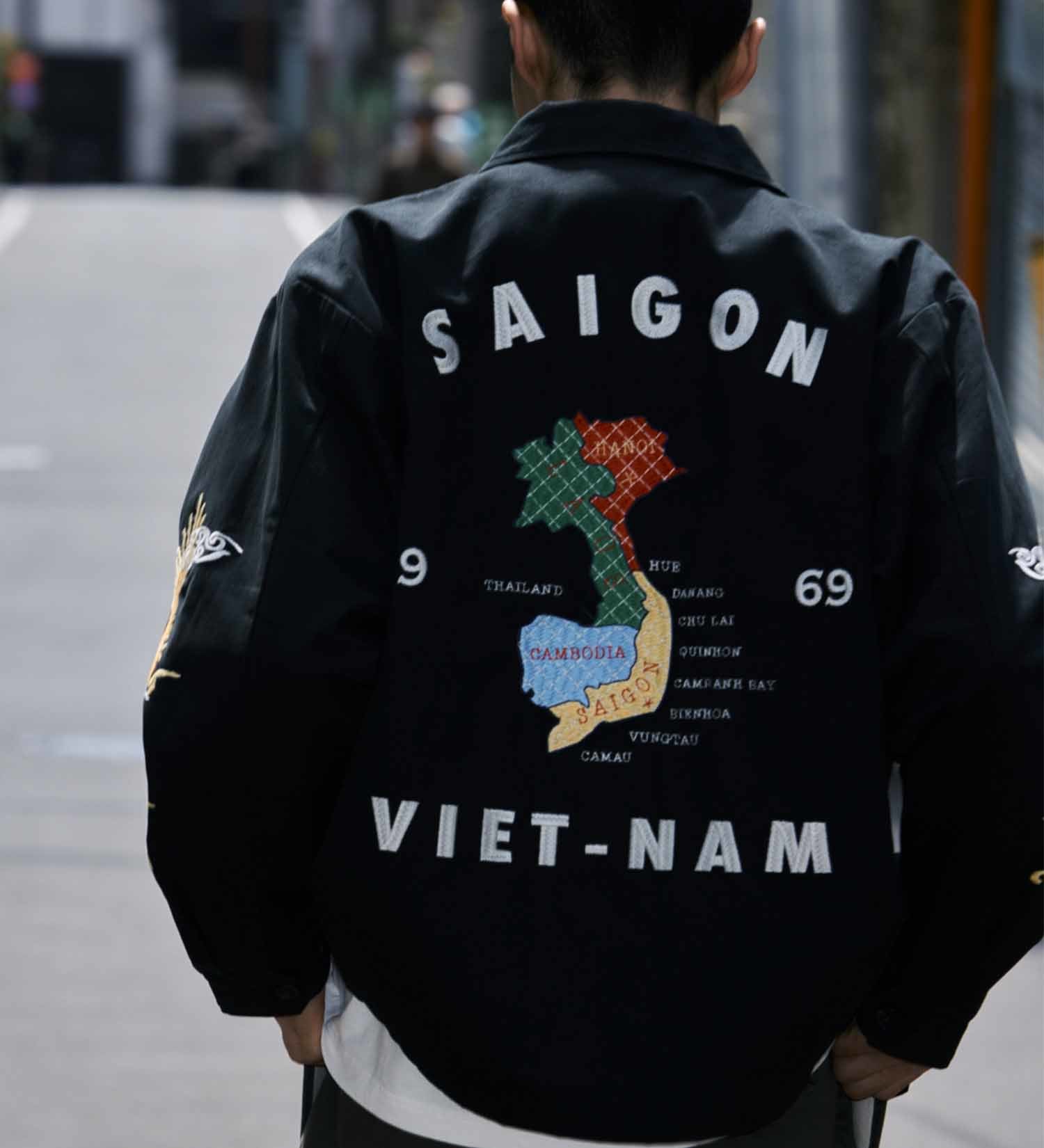 ALPHAアルファ 刺繍ベトナムジャケット ベトジャン - ジャケット・アウター