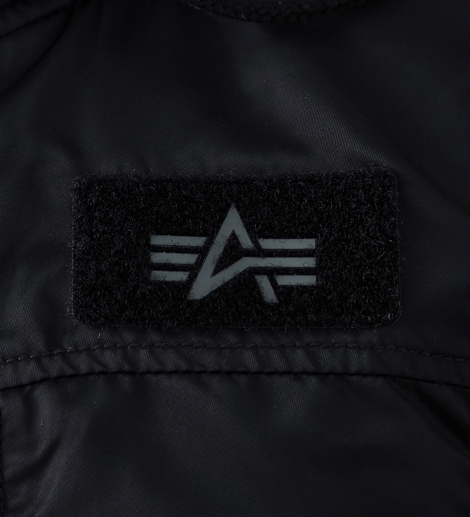 ALPHA(アルファ)のフーデッドリブジャケット|ジャケット/アウター/ミリタリージャケット/メンズ|ブラック
