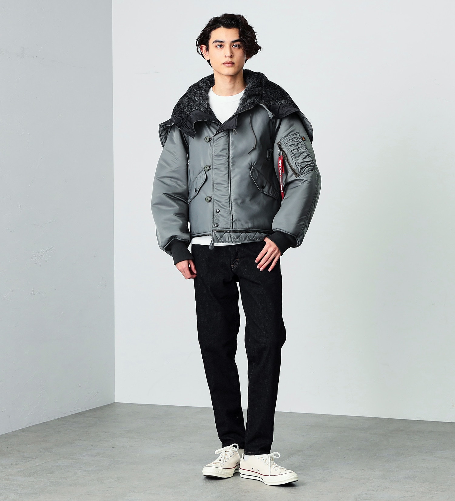 ネット直販 ALPHA INDUSTRIES フライトジャケット N-2B