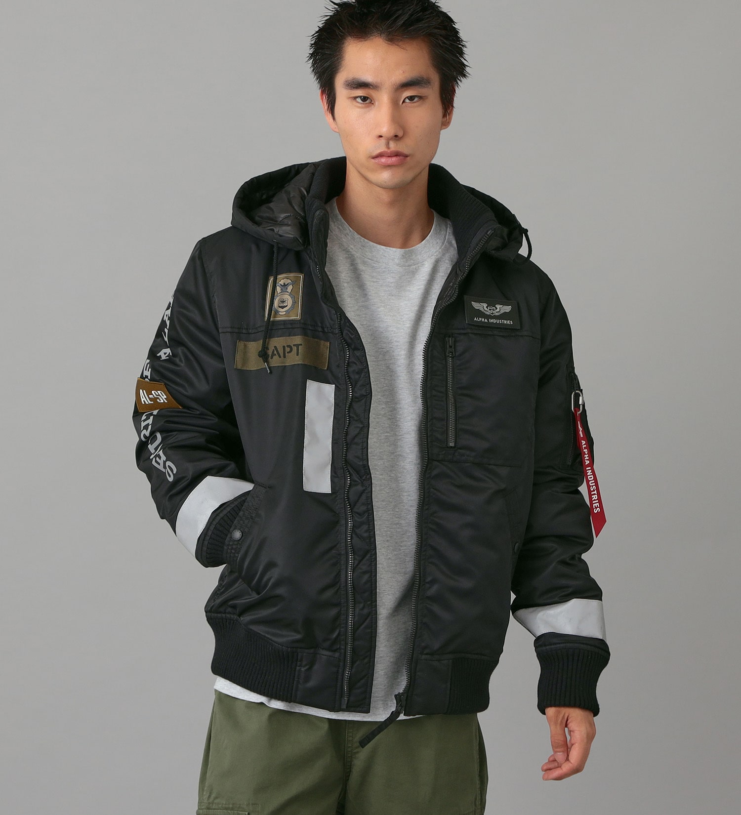 ALPHA INDUSTRIES M-65 リブジャケット