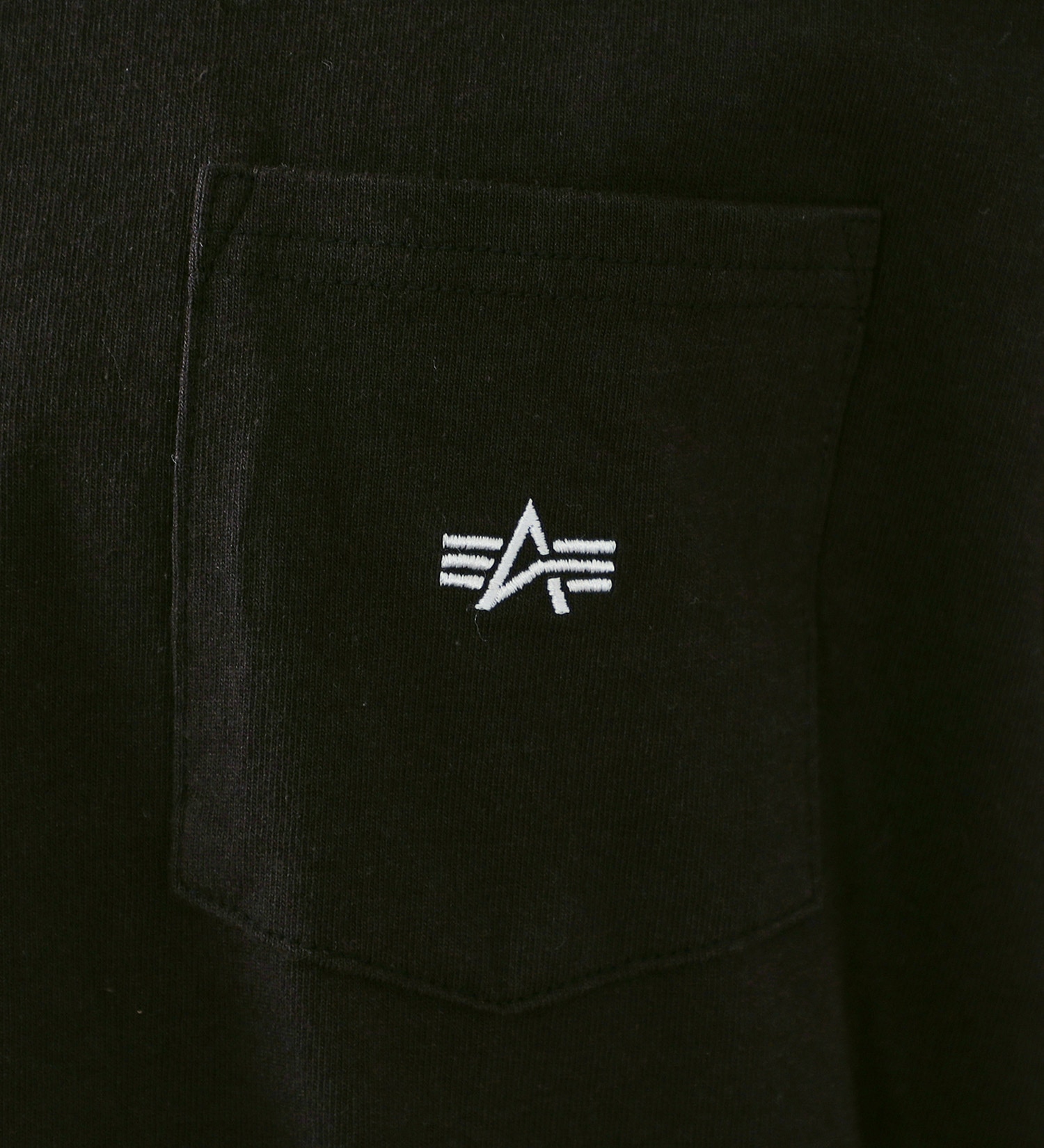 ALPHA(アルファ)のUSAコットン 長袖Tシャツ|トップス/Tシャツ/カットソー/メンズ|ブラック