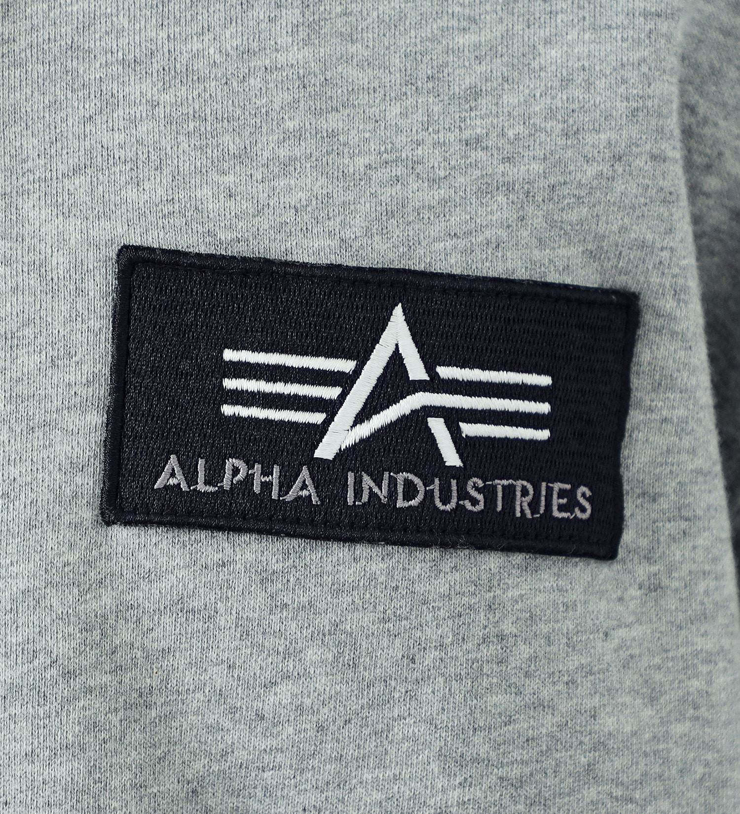ALPHA(アルファ)のパッチドジップパーカー|トップス/パーカー/メンズ|ヘザ－グレー