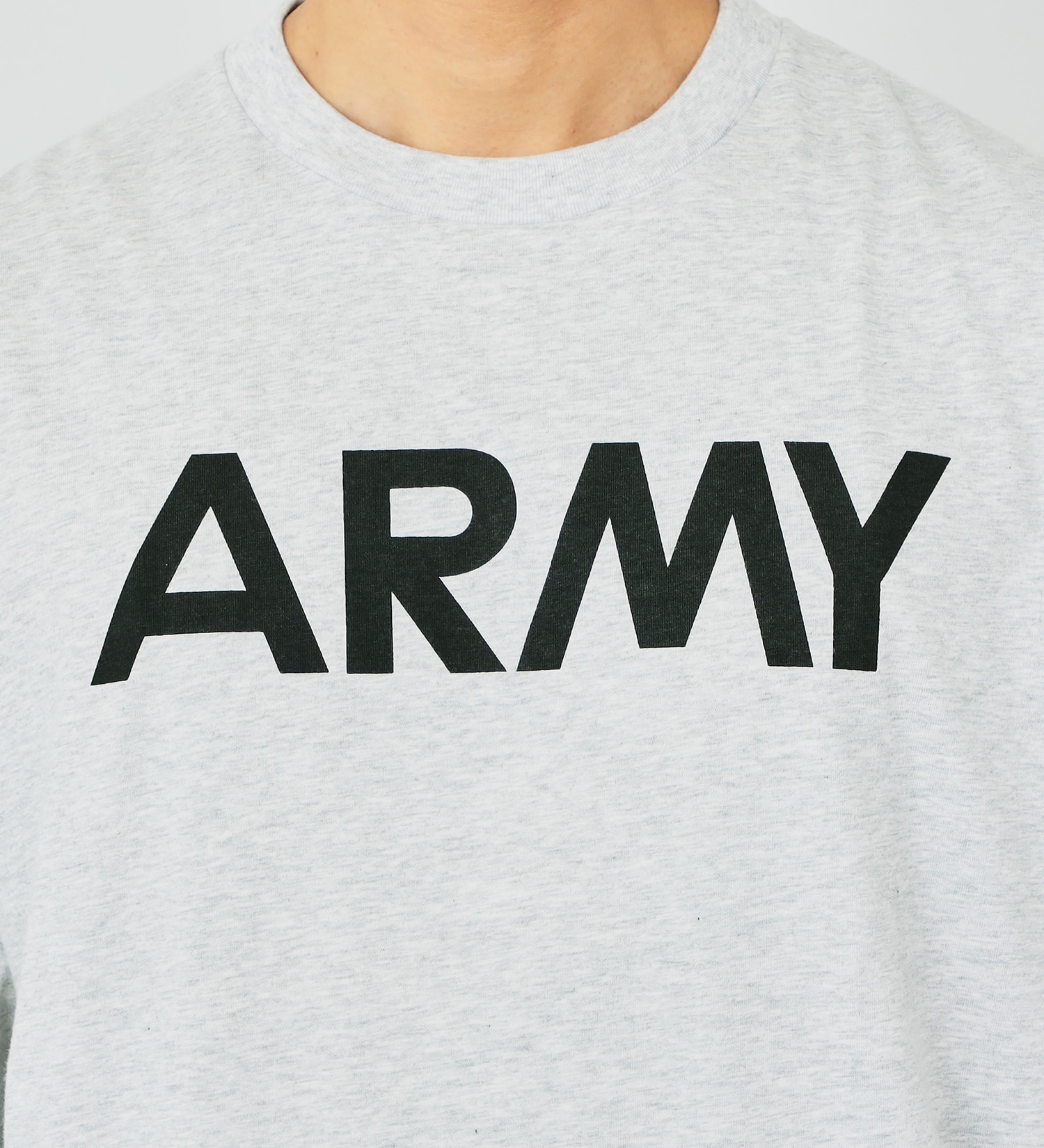 ALPHA(アルファ)の【GW SALE】【ALPHA x OSHMAN’S(オッシュマンズ)】トレーニング 長袖Tシャツ(ARMY)|トップス/Tシャツ/カットソー/メンズ|ヘザ－グレー