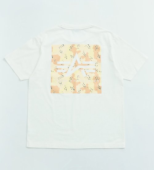 ALPHA(アルファ)の【TIME SALE】【大きいサイズ】バックプリントBOXロゴTシャツ 半袖|トップス/Tシャツ/カットソー/メンズ|ホワイト