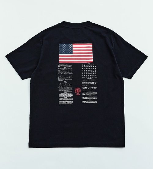 ALPHA(アルファ)の【大きいサイズ】ブラッドチット バックプリントTシャツ 半袖|トップス/Tシャツ/カットソー/メンズ|ブラック
