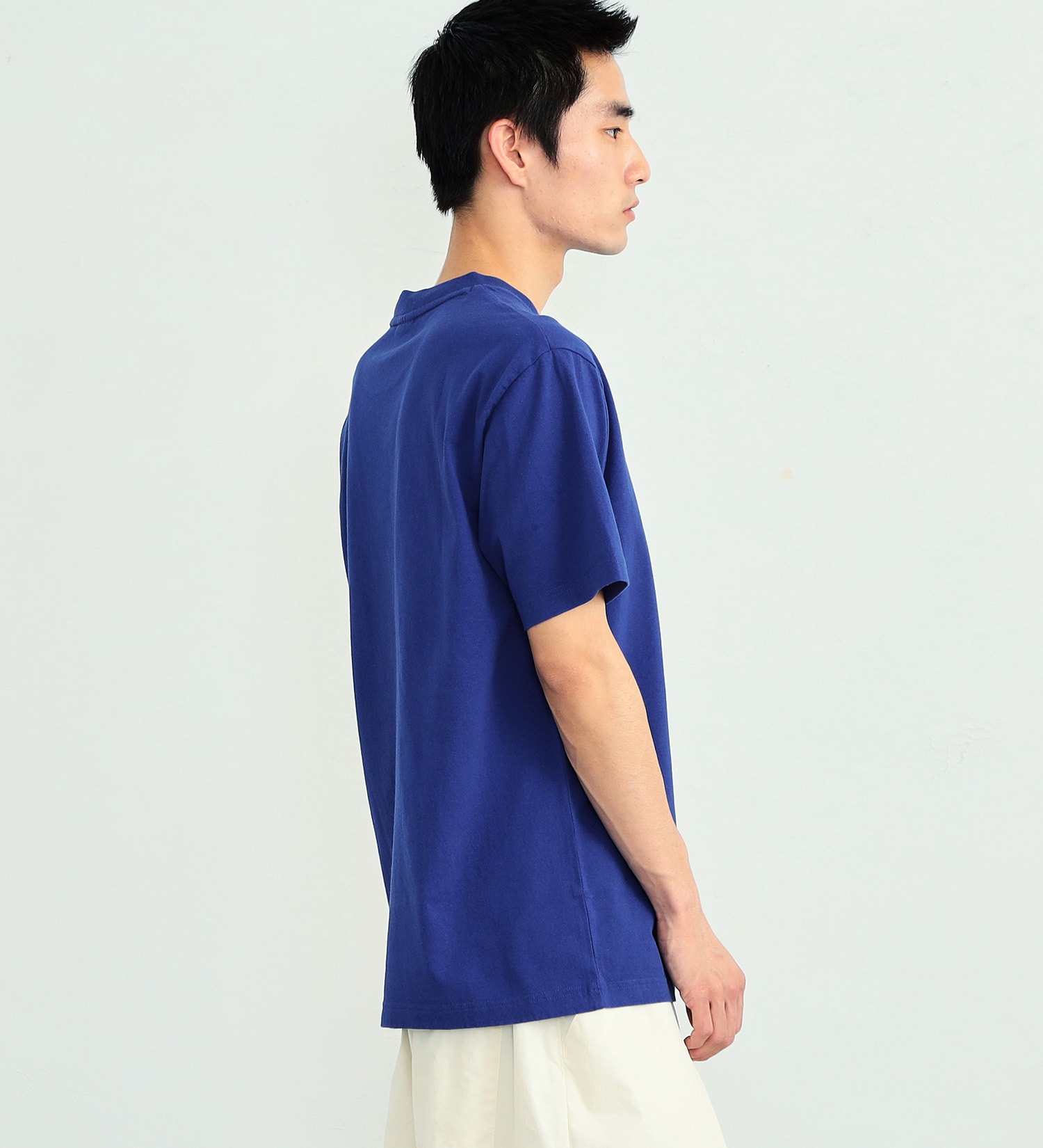 ALPHA(アルファ)のARMYプリントTシャツ 半袖|トップス/Tシャツ/カットソー/メンズ|ブルー