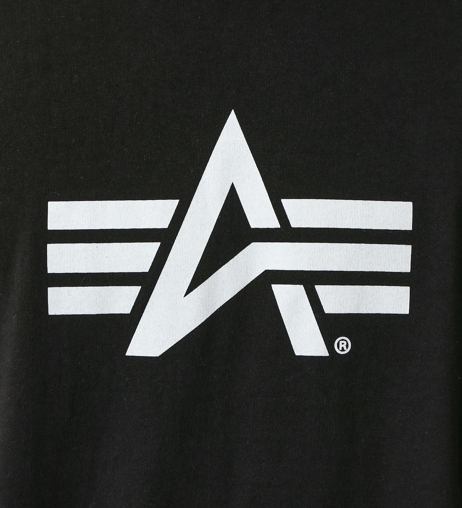 ALPHA(アルファ)の【GW SALE】Aマークプリント 長袖Tシャツ|トップス/Tシャツ/カットソー/メンズ|ブラック