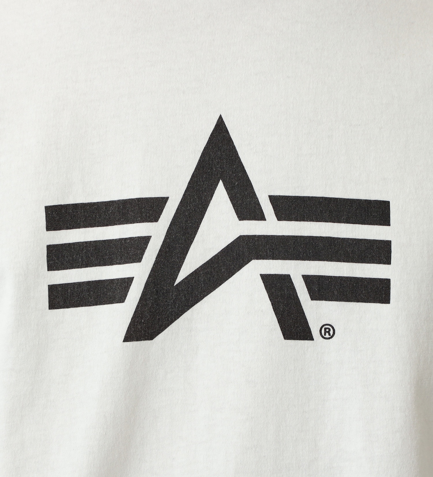 ALPHA(アルファ)の【GW SALE】Aマークプリント 長袖Tシャツ|トップス/Tシャツ/カットソー/メンズ|ホワイト