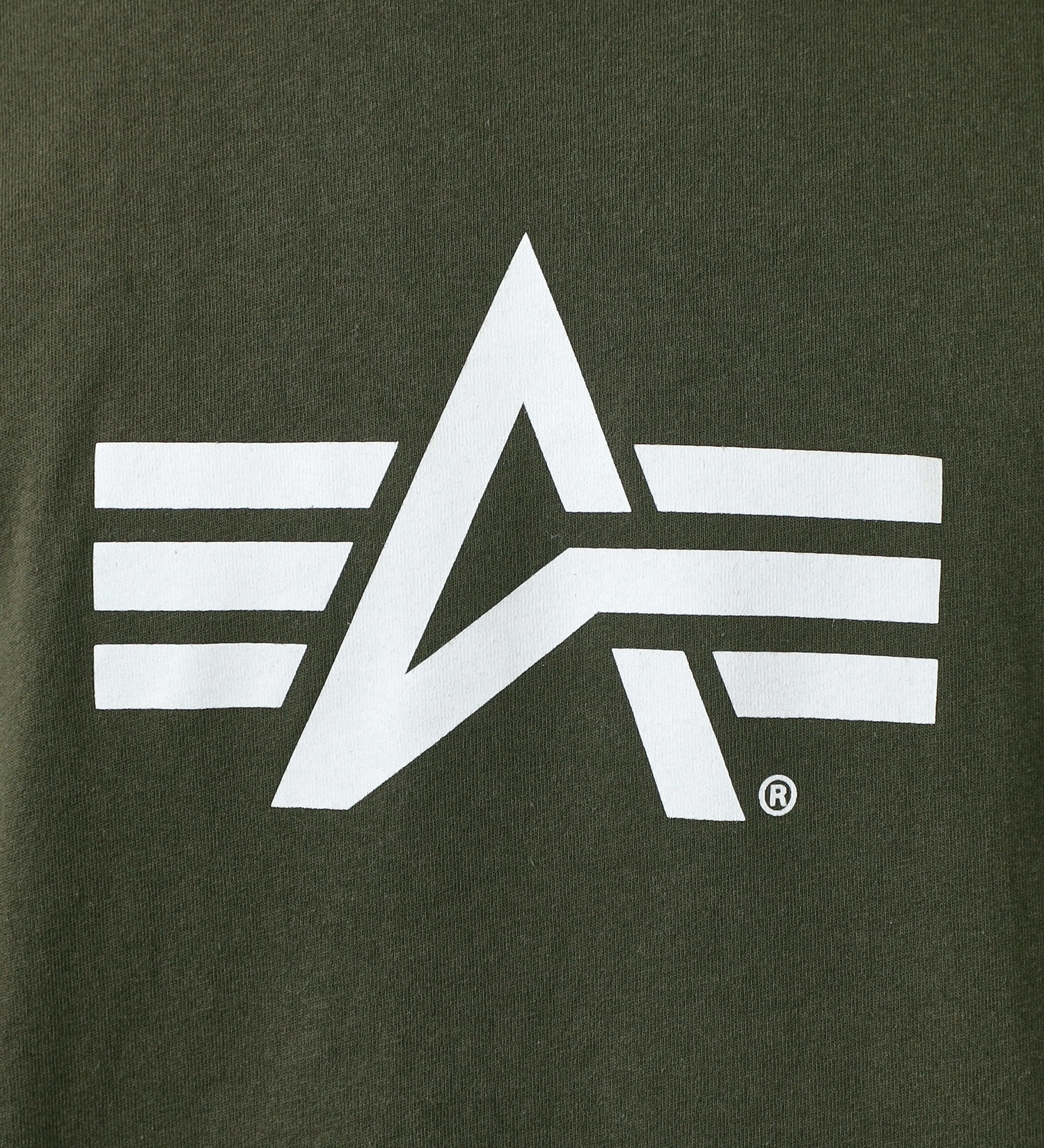 ALPHA(アルファ)の【GW SALE】Aマークプリント 長袖Tシャツ|トップス/Tシャツ/カットソー/メンズ|グリーン