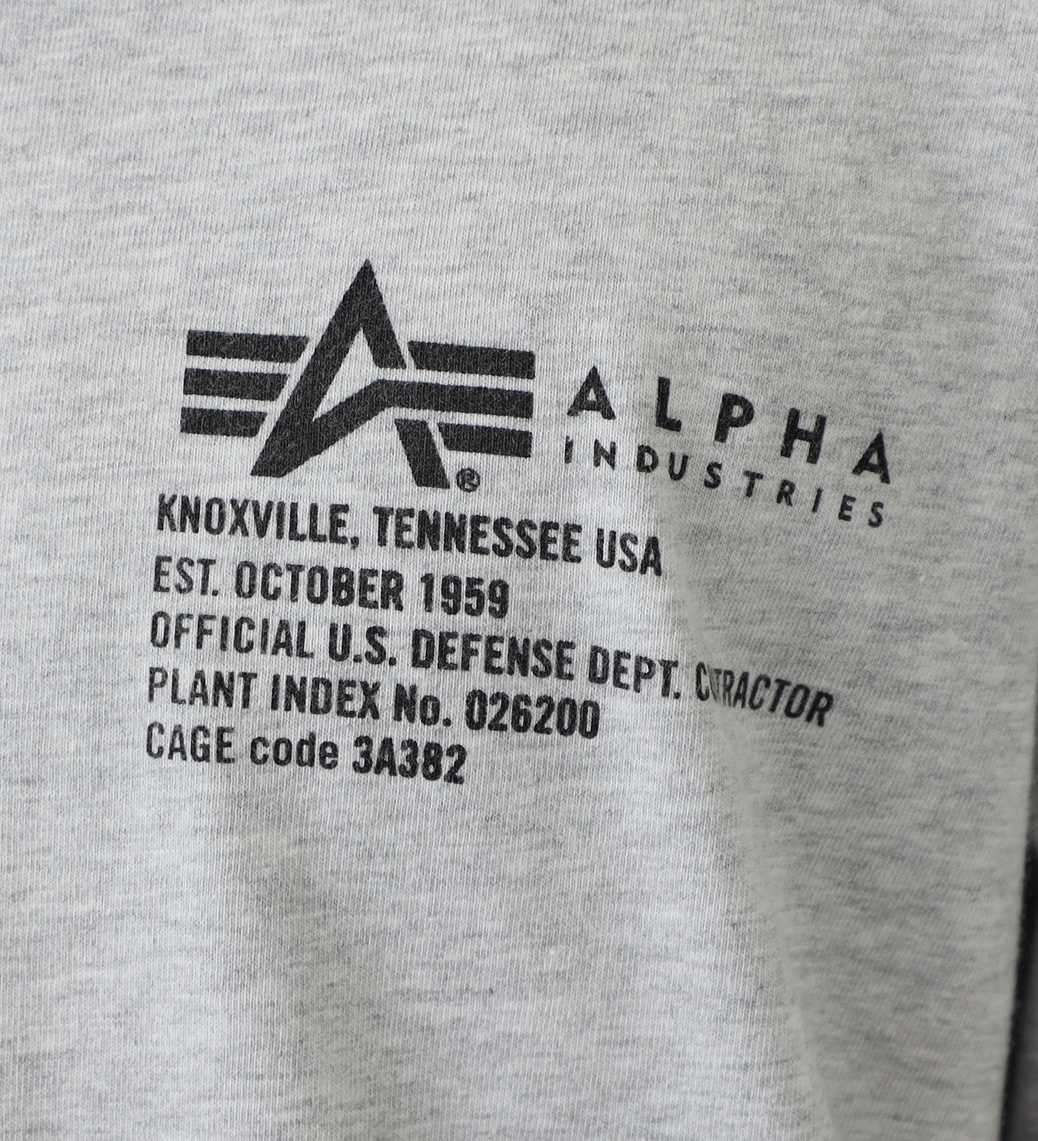 ALPHA(アルファ)の【FINAL SALE】PLANT INDEX バックプリント長袖Tシャツ|トップス/Tシャツ/カットソー/メンズ|ヘザ－グレー