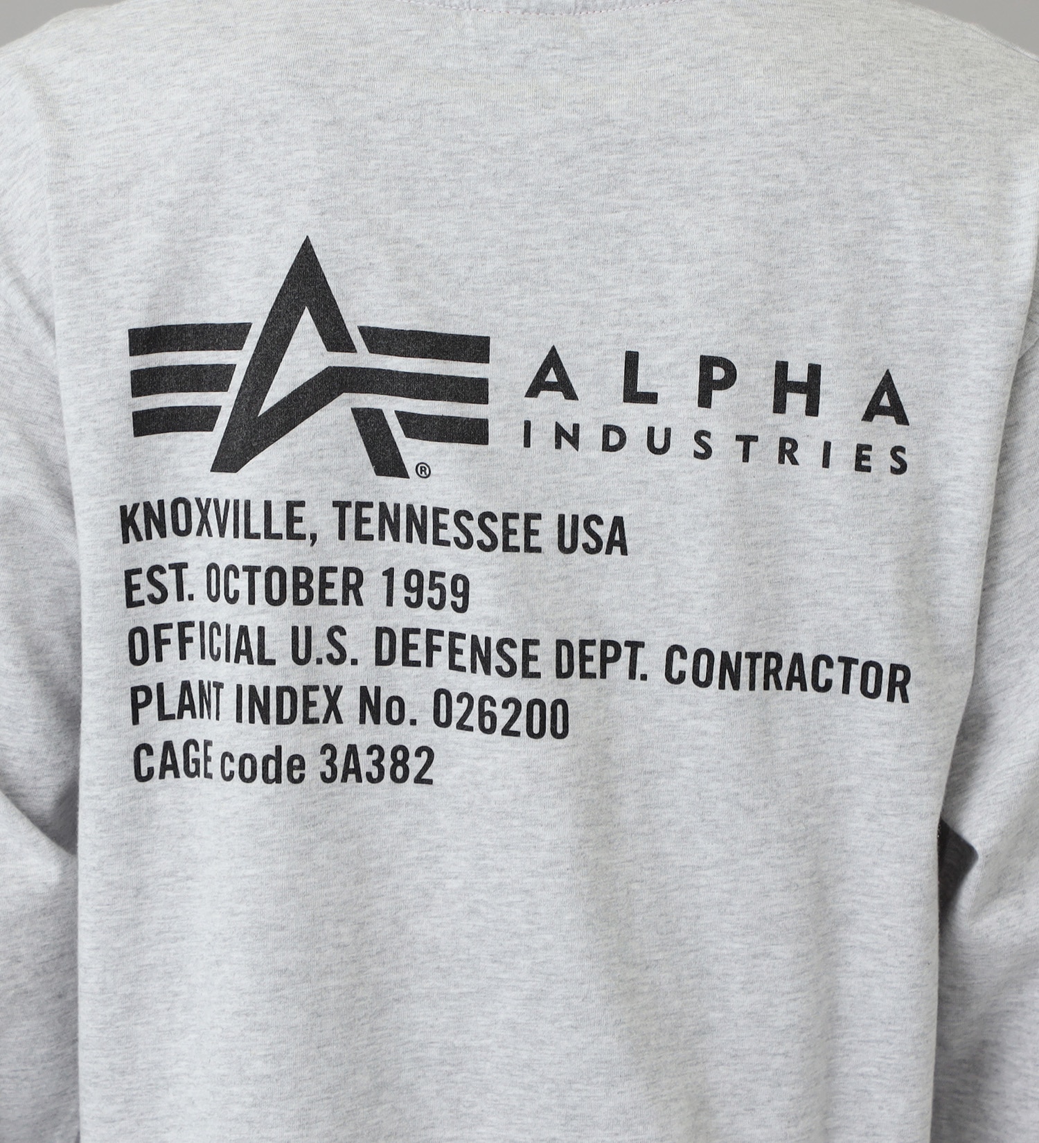 ALPHA(アルファ)の【FINAL SALE】PLANT INDEX バックプリント長袖Tシャツ|トップス/Tシャツ/カットソー/メンズ|ヘザ－グレー