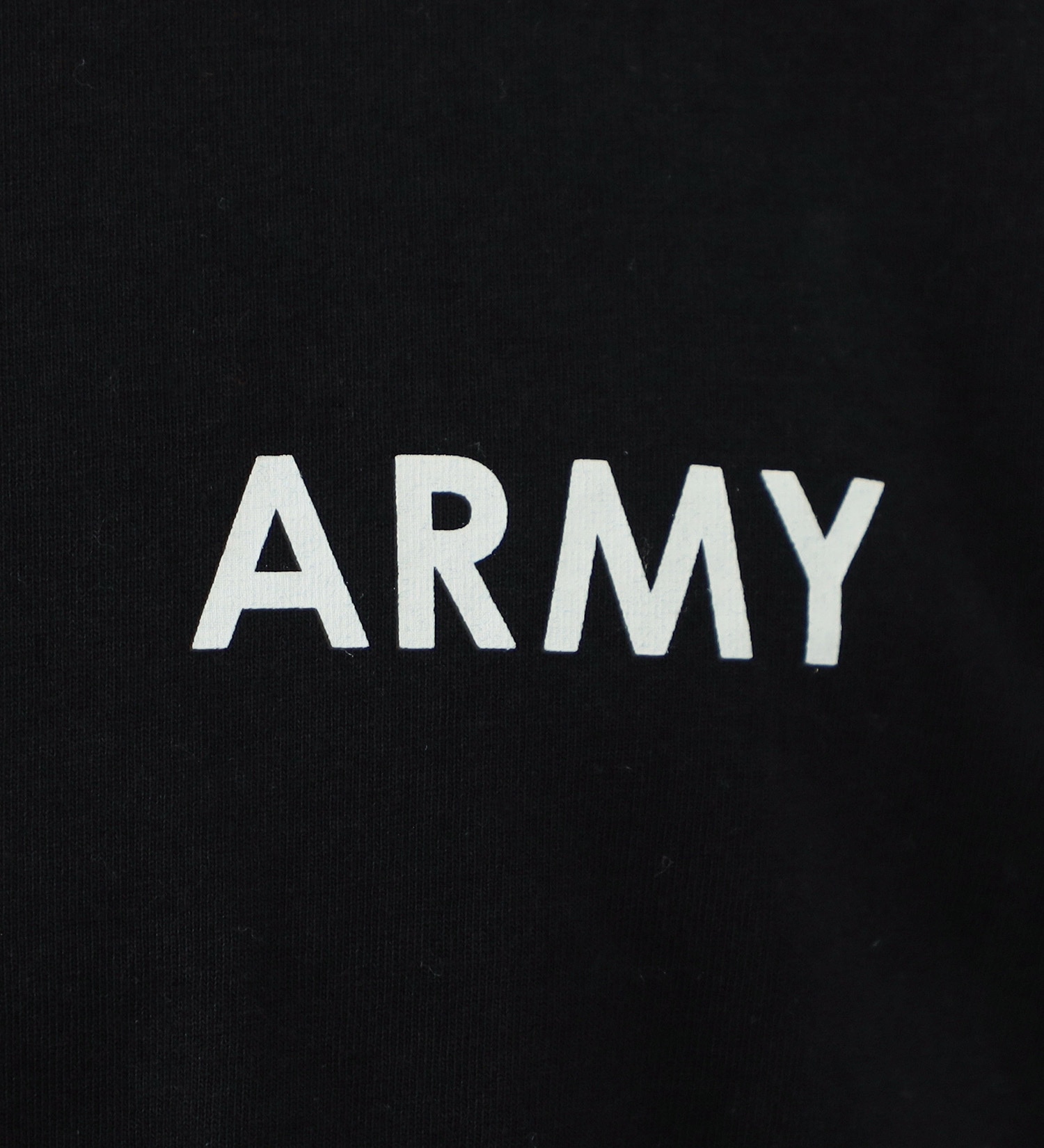 ALPHA(アルファ)の【GW SALE】ARMYワンポイントプリント長袖Tシャツ|トップス/Tシャツ/カットソー/メンズ|ブラック