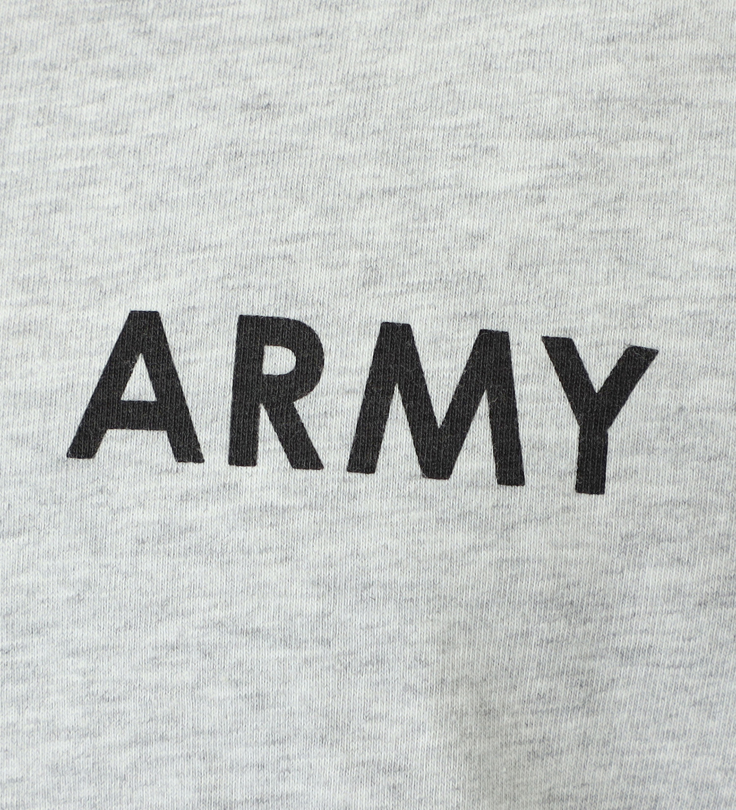 ALPHA(アルファ)の【GW SALE】ARMYワンポイントプリント長袖Tシャツ|トップス/Tシャツ/カットソー/メンズ|ヘザ－グレー