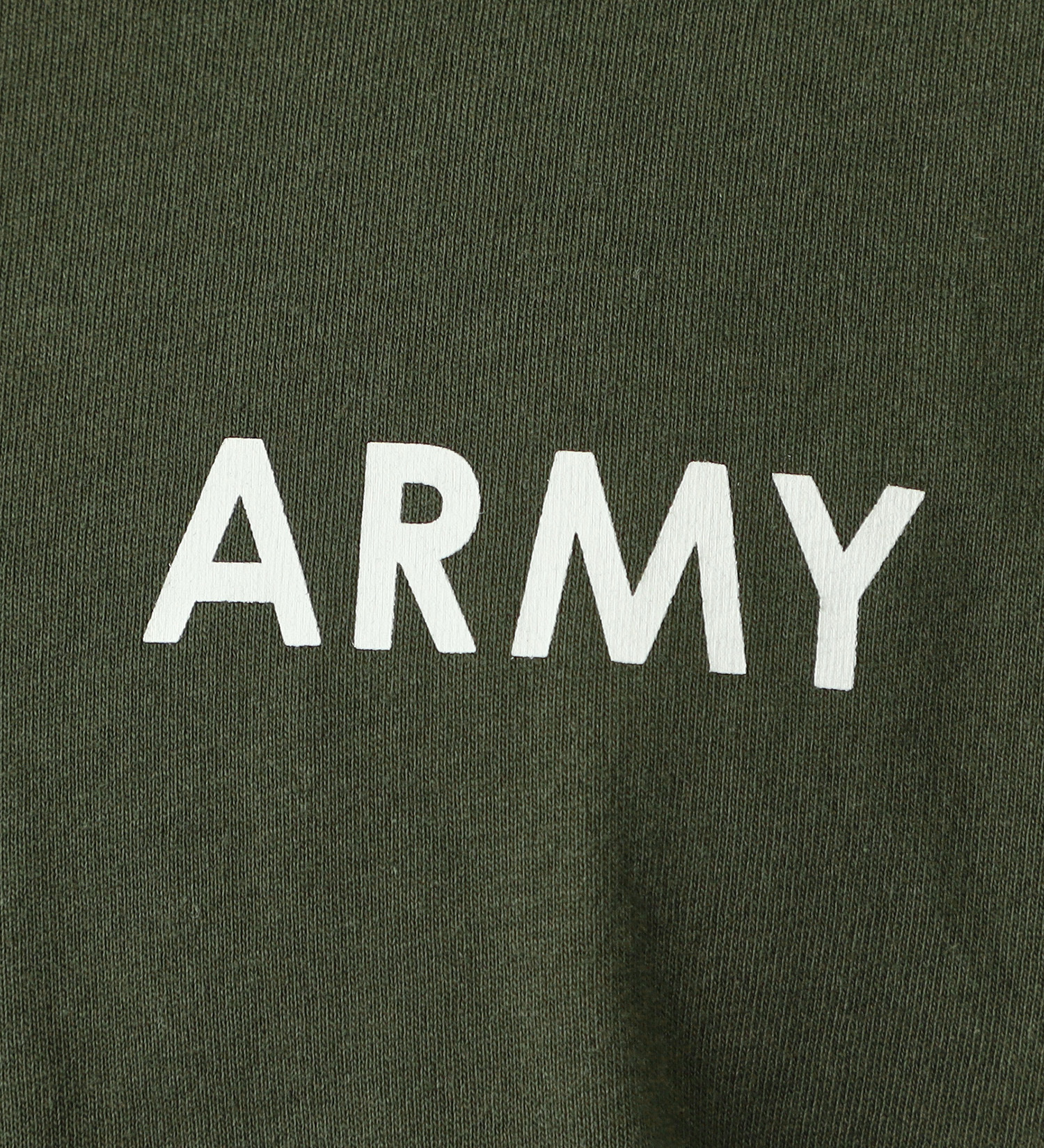 ALPHA(アルファ)の【GW SALE】ARMYワンポイントプリント長袖Tシャツ|トップス/Tシャツ/カットソー/メンズ|グリーン