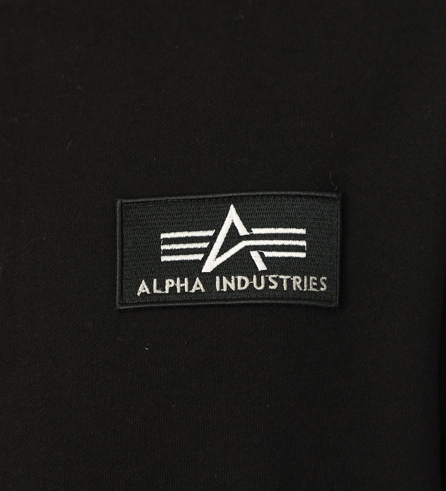 ALPHA(アルファ)の【GW SALE】パッチドクルーネックスウェット|トップス/スウェット/メンズ|ブラック
