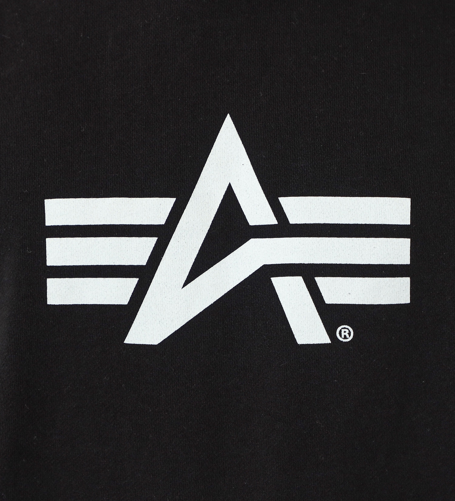 ALPHA(アルファ)の【GW SALE】Aマークブランドロゴプリント スウェットパーカー|トップス/パーカー/メンズ|ブラック