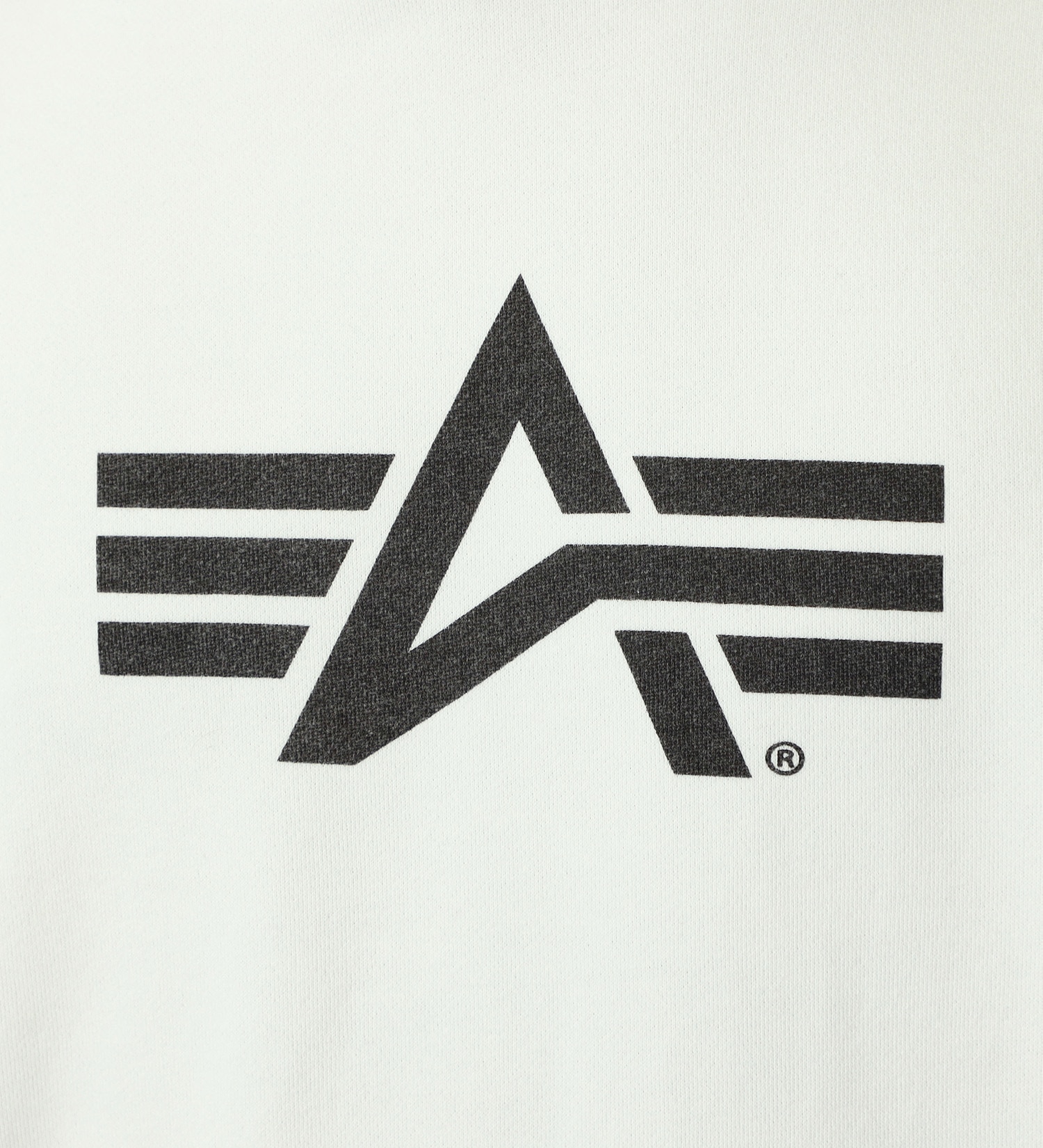 ALPHA(アルファ)の【GW SALE】Aマークブランドロゴプリント スウェットパーカー|トップス/パーカー/メンズ|ホワイト