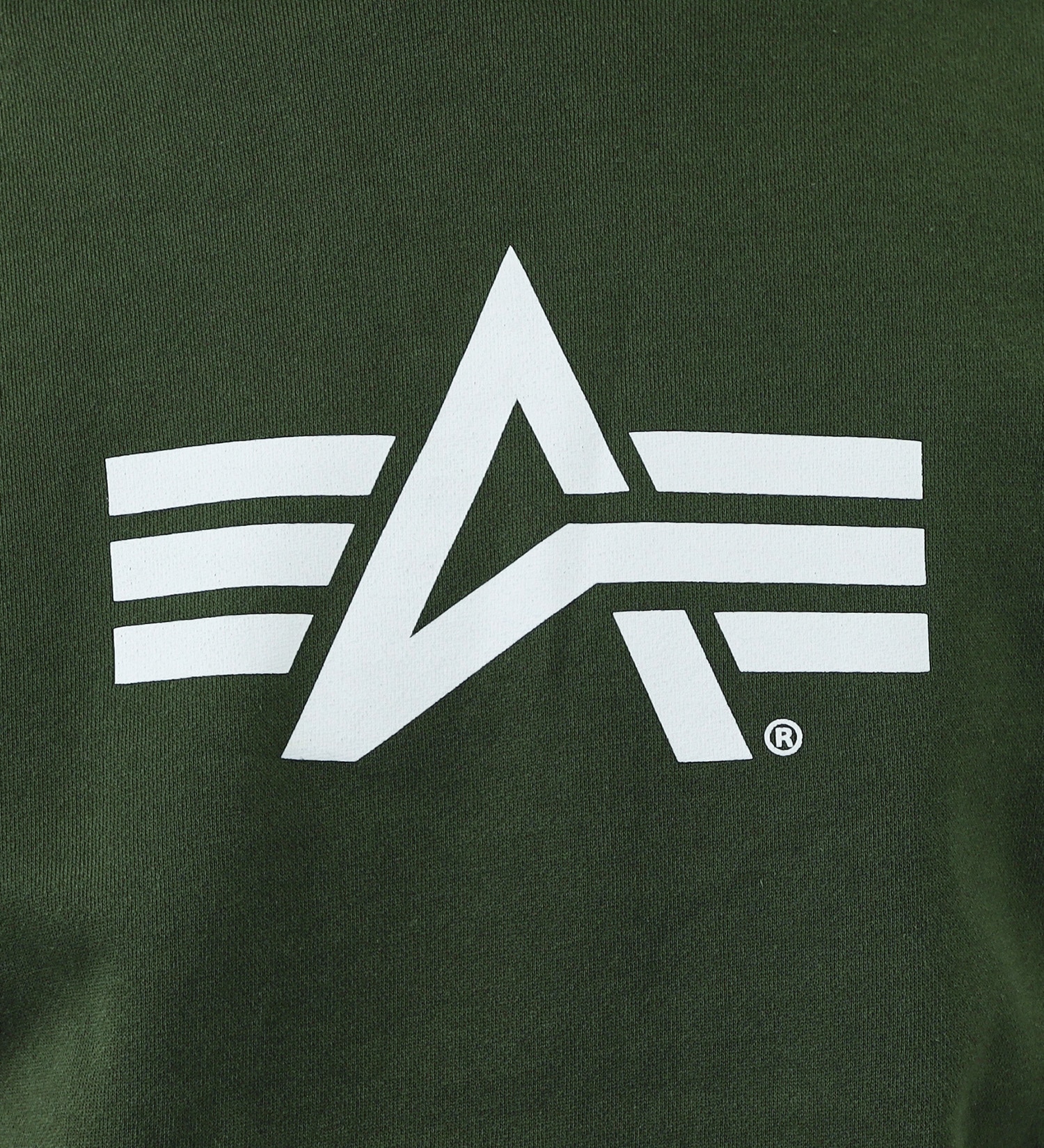 ALPHA(アルファ)の【GW SALE】Aマークブランドロゴプリント スウェットパーカー|トップス/パーカー/メンズ|グリーン