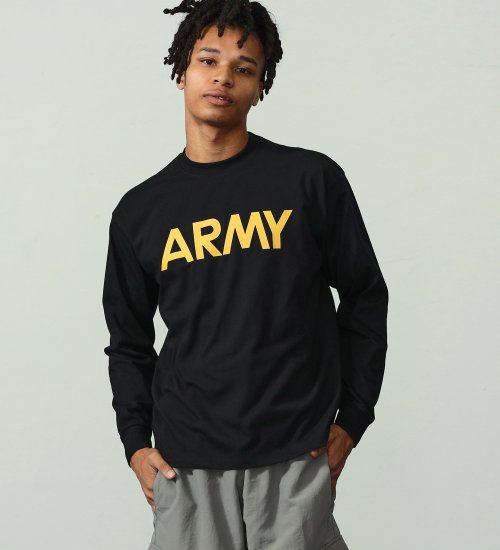 ALPHA(アルファ)の【ALPHA x OSHMAN’S】COOL MAX  PFU長袖Tシャツ (ARMY)|トップス/Tシャツ/カットソー/メンズ|ブラック
