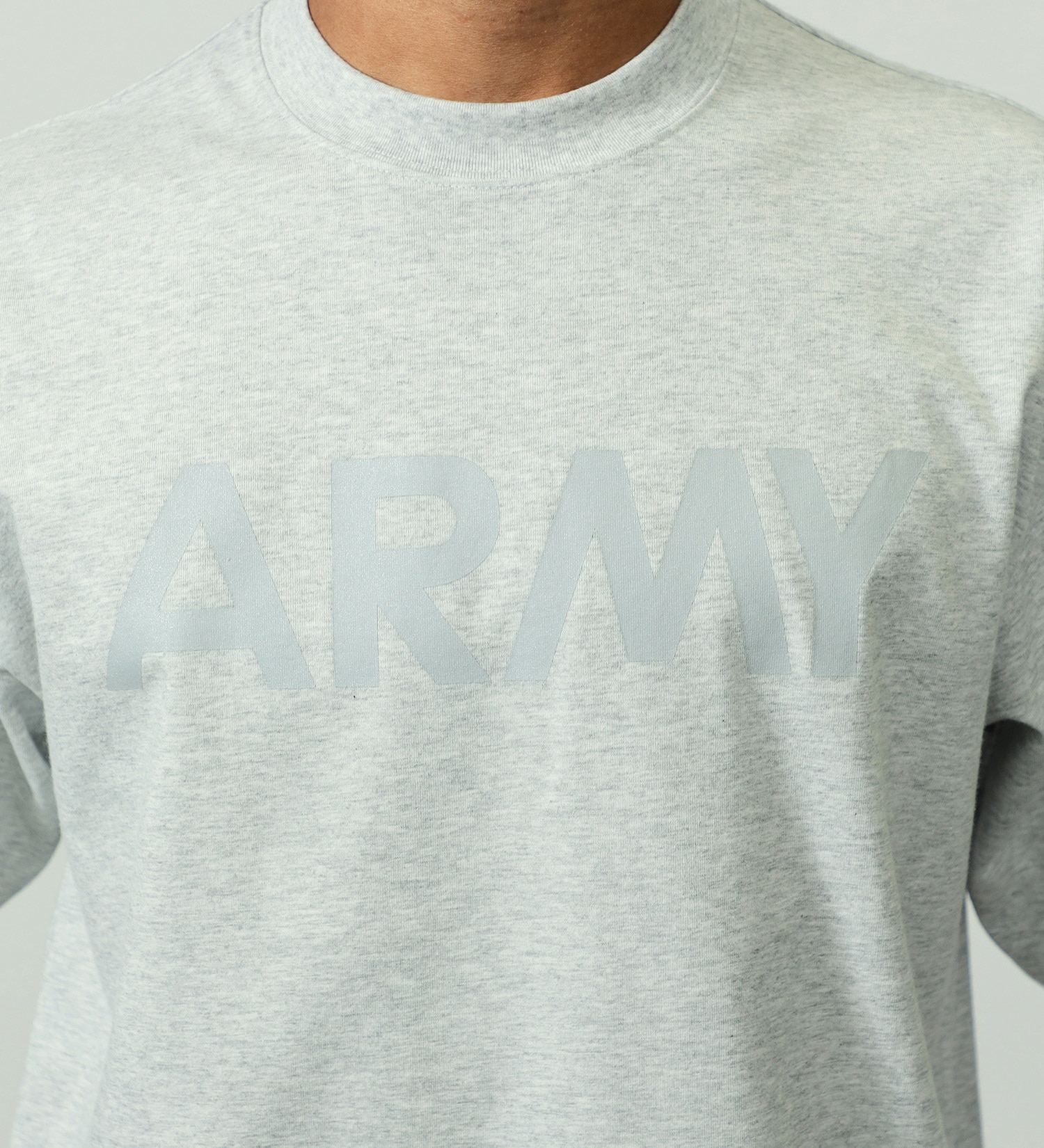 ALPHA(アルファ)の【GW SALE】【ALPHA x OSHMAN’S】COOL MAX  PFU長袖Tシャツ (ARMY)|トップス/Tシャツ/カットソー/メンズ|ヘザ－グレー