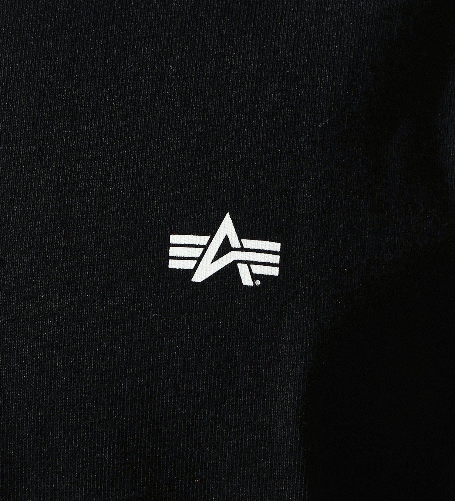 ALPHA(アルファ)のUSグラフィック プリントＴシャツ 半袖 (FLIGHT JAKET)|トップス/Tシャツ/カットソー/メンズ|ブラック