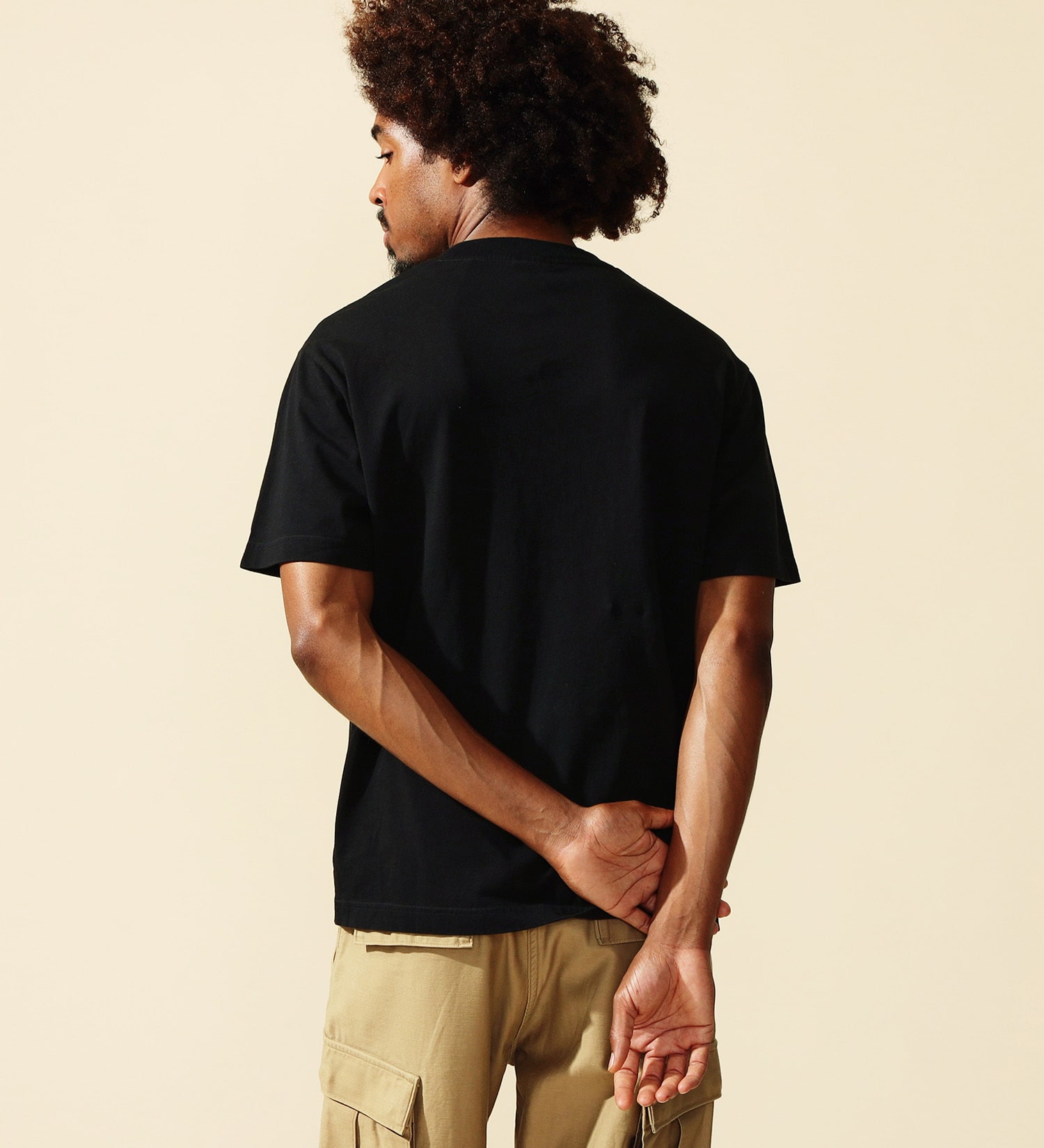 ALPHA(アルファ)の【ポイントアップ対象】AマークロゴプリントTシャツ 半袖 (ブラウンフロッグスキンカモ)|トップス/Tシャツ/カットソー/メンズ|ブラック