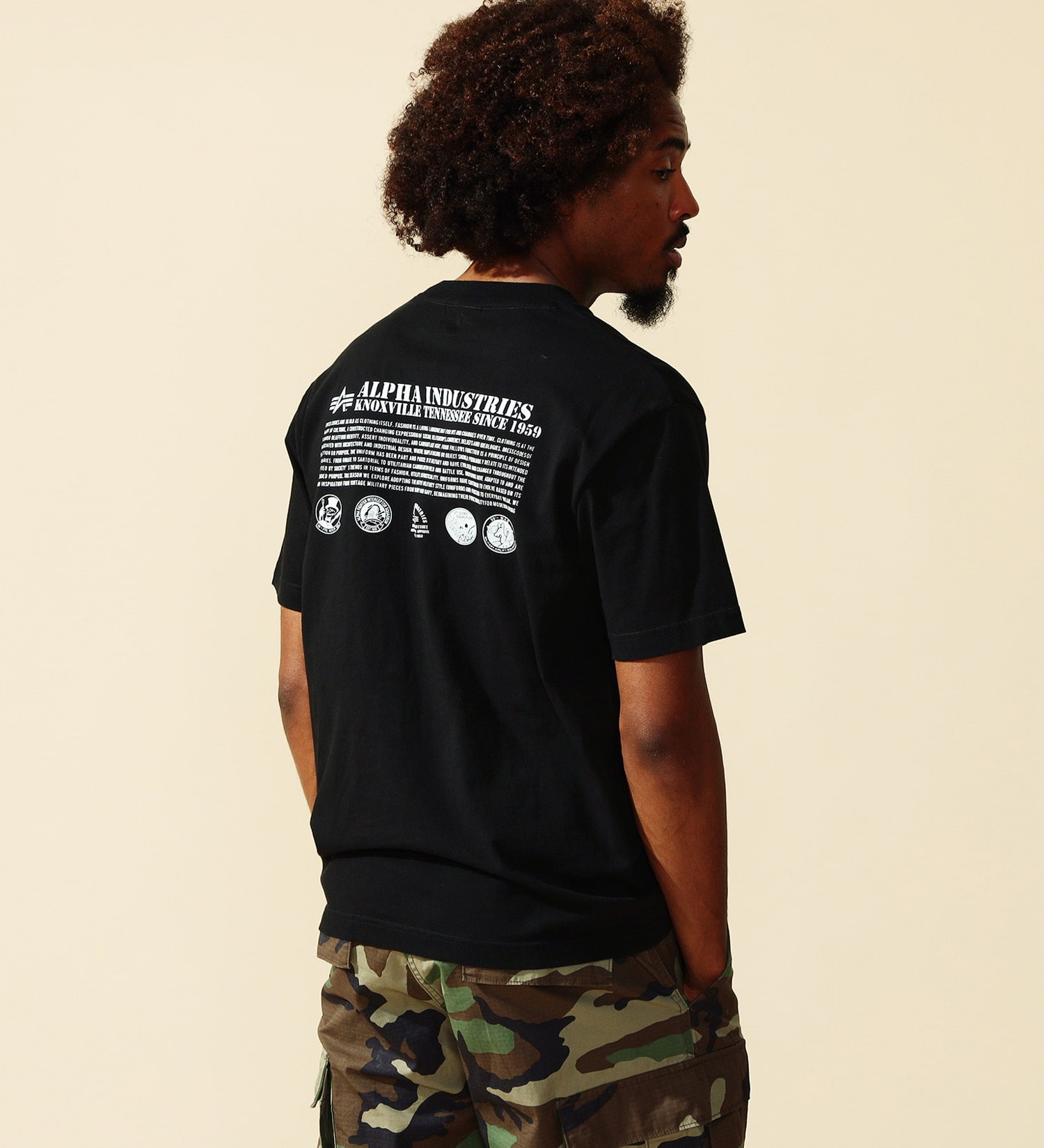 ALPHA(アルファ)のDRESSCODE バックプリントTシャツ 半袖|トップス/Tシャツ/カットソー/メンズ|ブラック