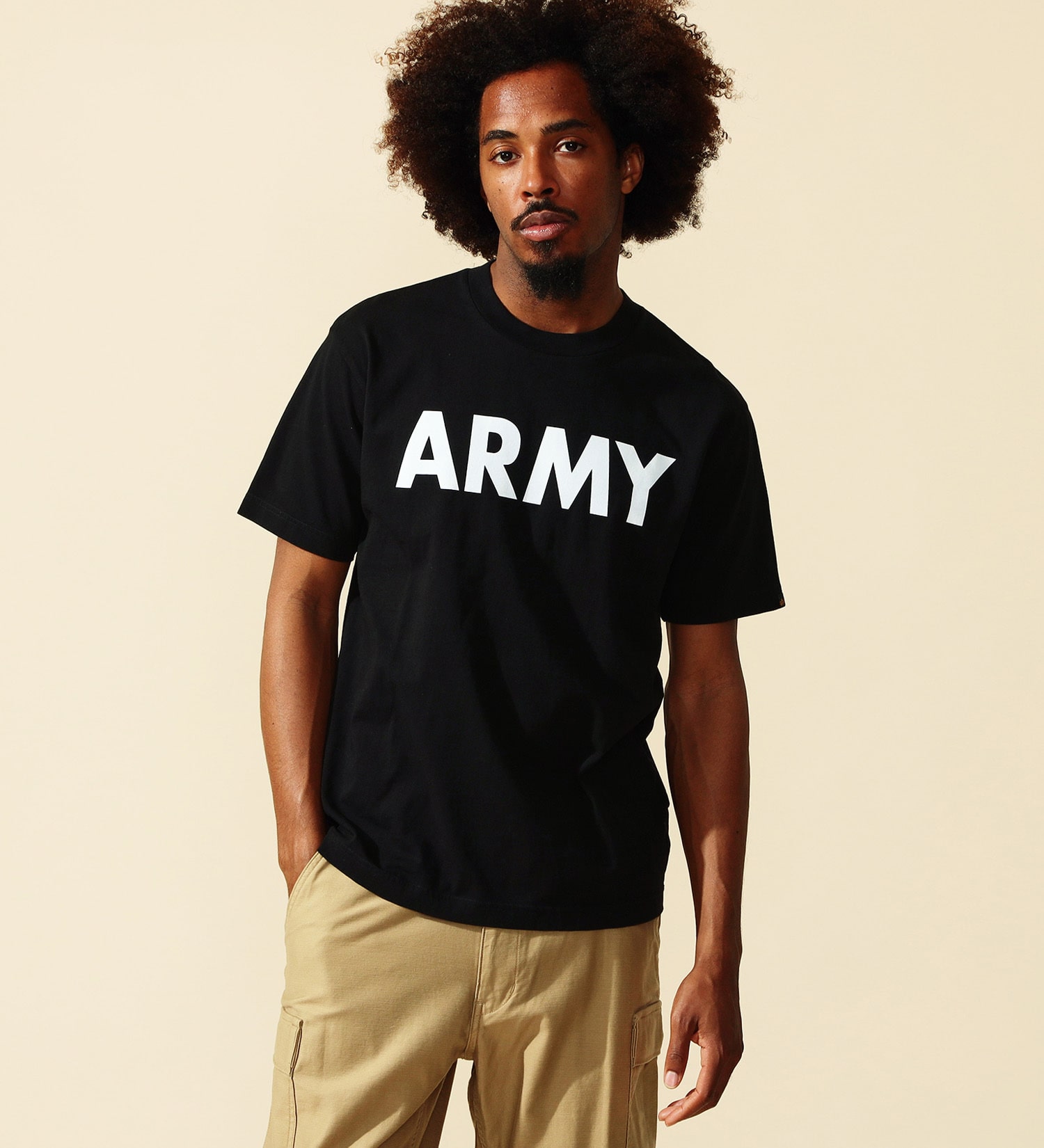 ARMYプリントTシャツ 半袖