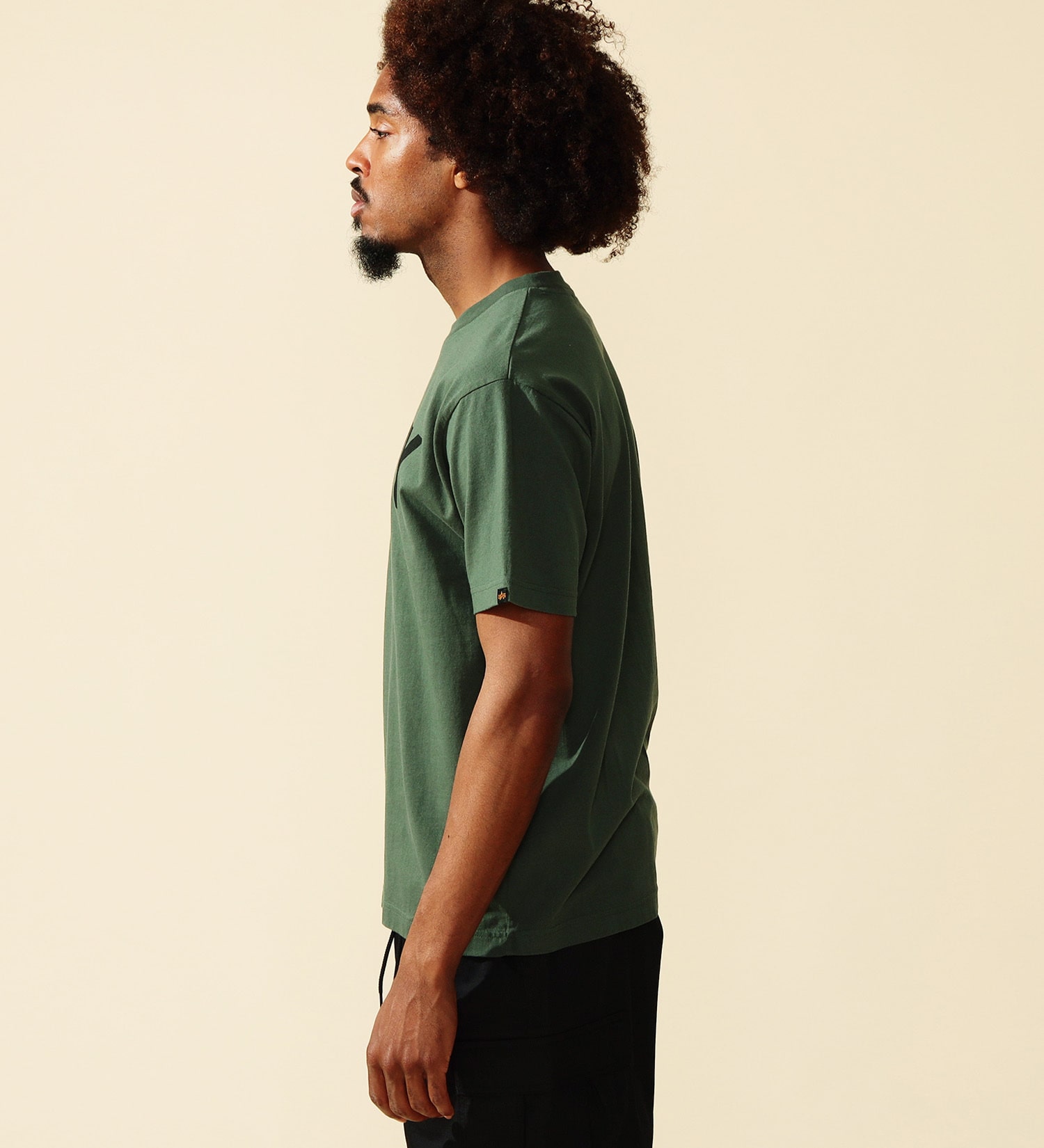 ALPHA(アルファ)のARMYプリントTシャツ 半袖|トップス/Tシャツ/カットソー/メンズ|ダークグリーン