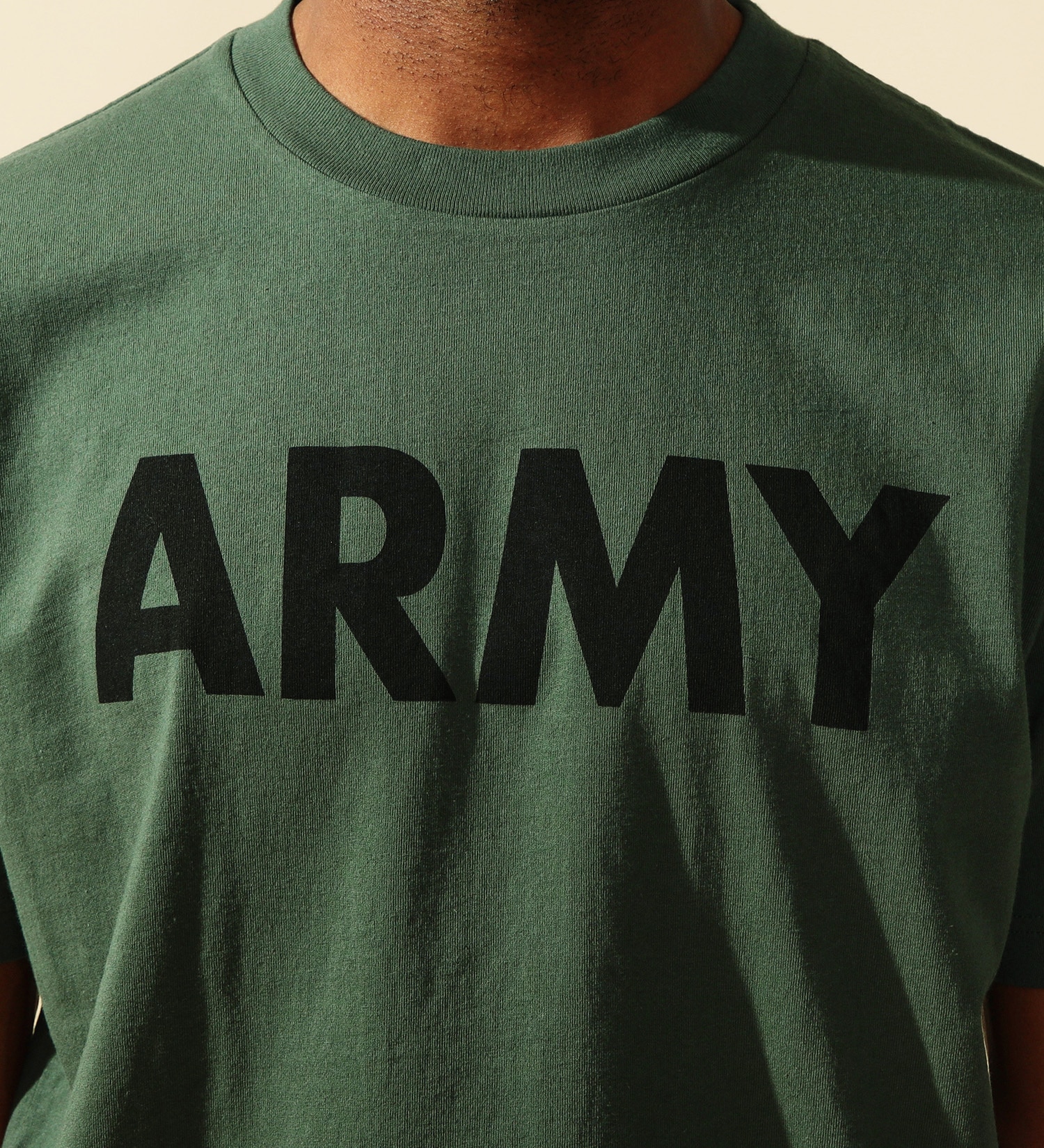 ALPHA(アルファ)のARMYプリントTシャツ 半袖|トップス/Tシャツ/カットソー/メンズ|ダークグリーン