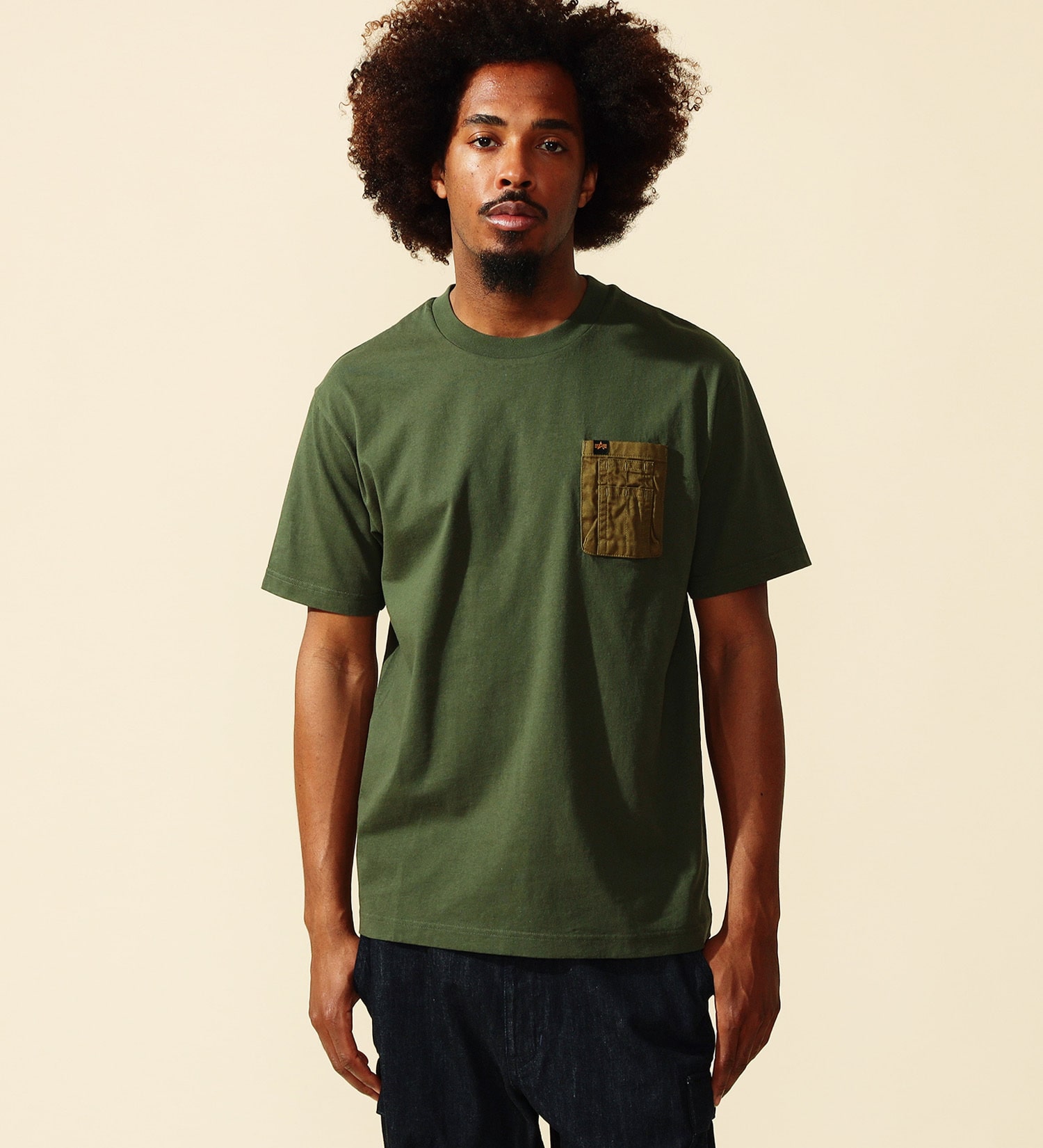 ALPHA(アルファ)のユーティリティーポケットTシャツ 半袖|トップス/Tシャツ/カットソー/メンズ|アーミー