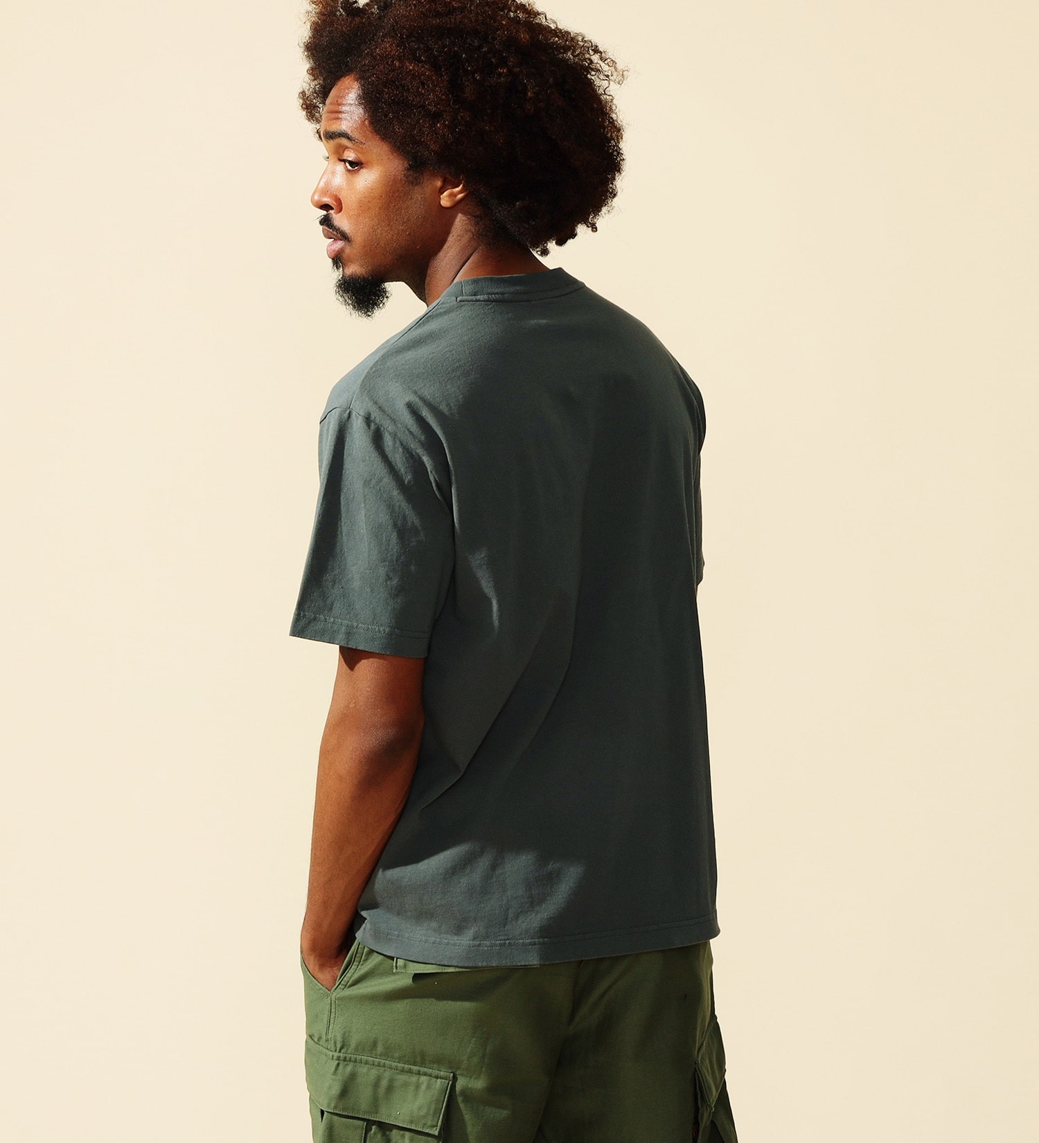 ALPHA(アルファ)のユーティリティーポケットTシャツ 半袖|トップス/Tシャツ/カットソー/メンズ|グレー