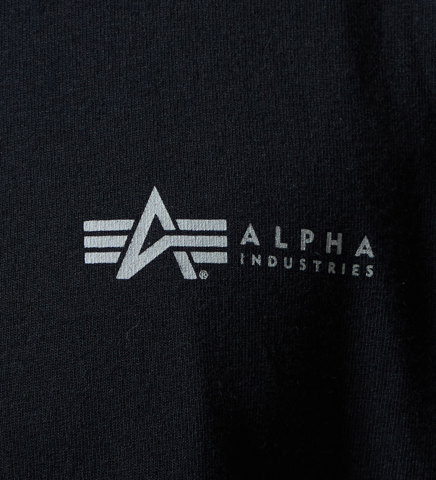 ALPHA(アルファ)のパッチプリントTシャツ 長袖|トップス/Tシャツ/カットソー/メンズ|ブラック