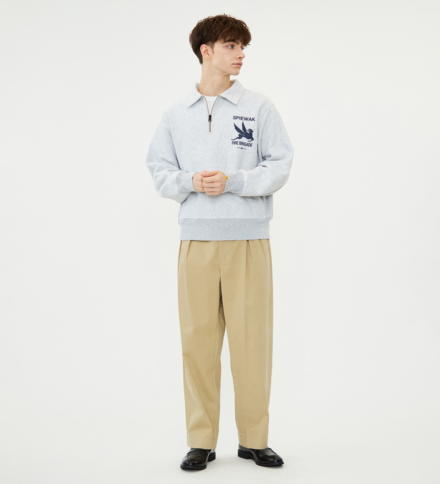 SPIEWAK(スピワック)の2タックチノパンツ|パンツ/チノパンツ/メンズ|カーキ