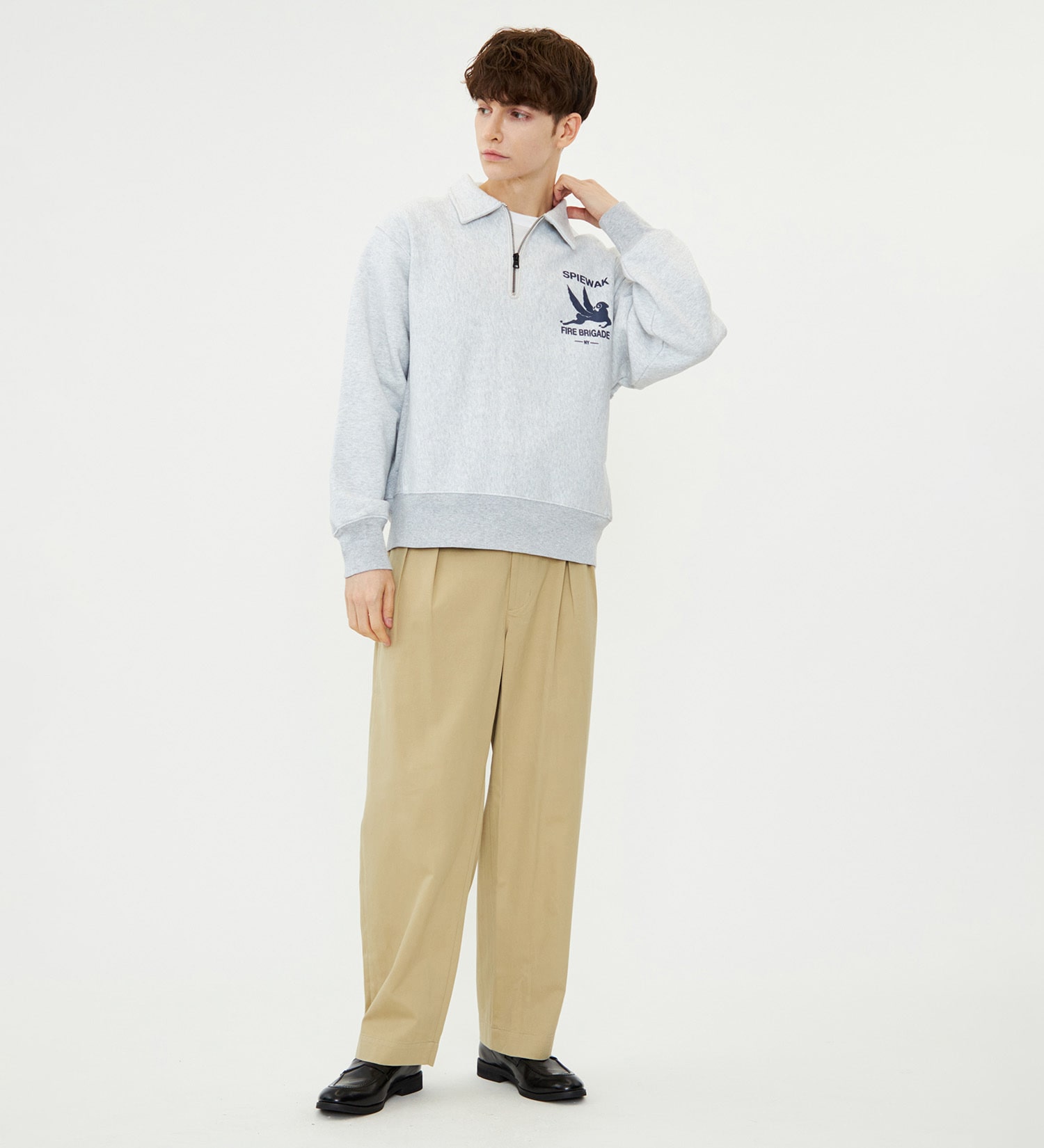 SPIEWAK(スピワック)の2タックチノパンツ|パンツ/チノパンツ/メンズ|カーキ