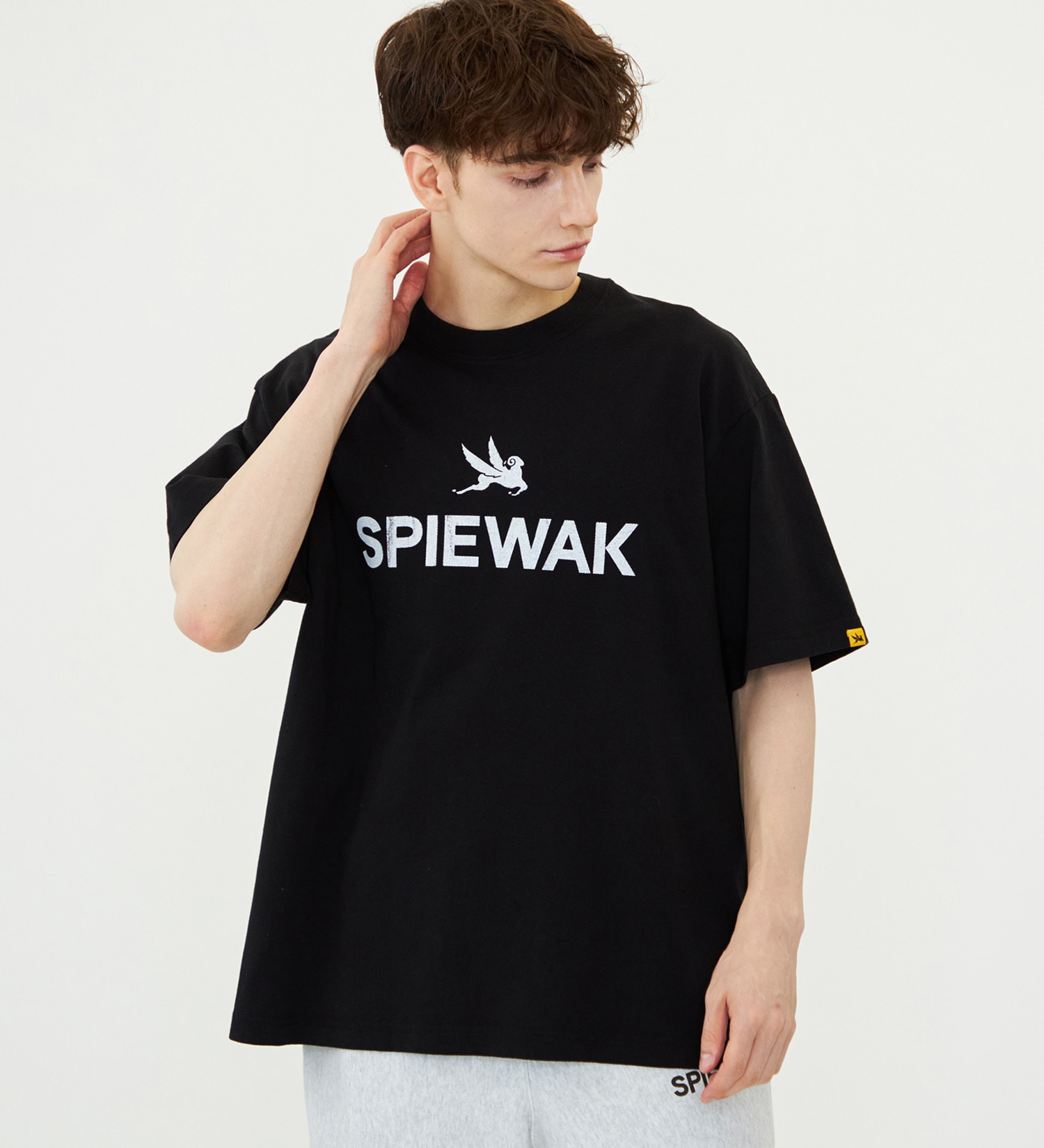 SPIEWAK(スピワック)のグラフィックTシャツ アイコンロゴ 半袖|トップス/Tシャツ/カットソー/メンズ|ブラック