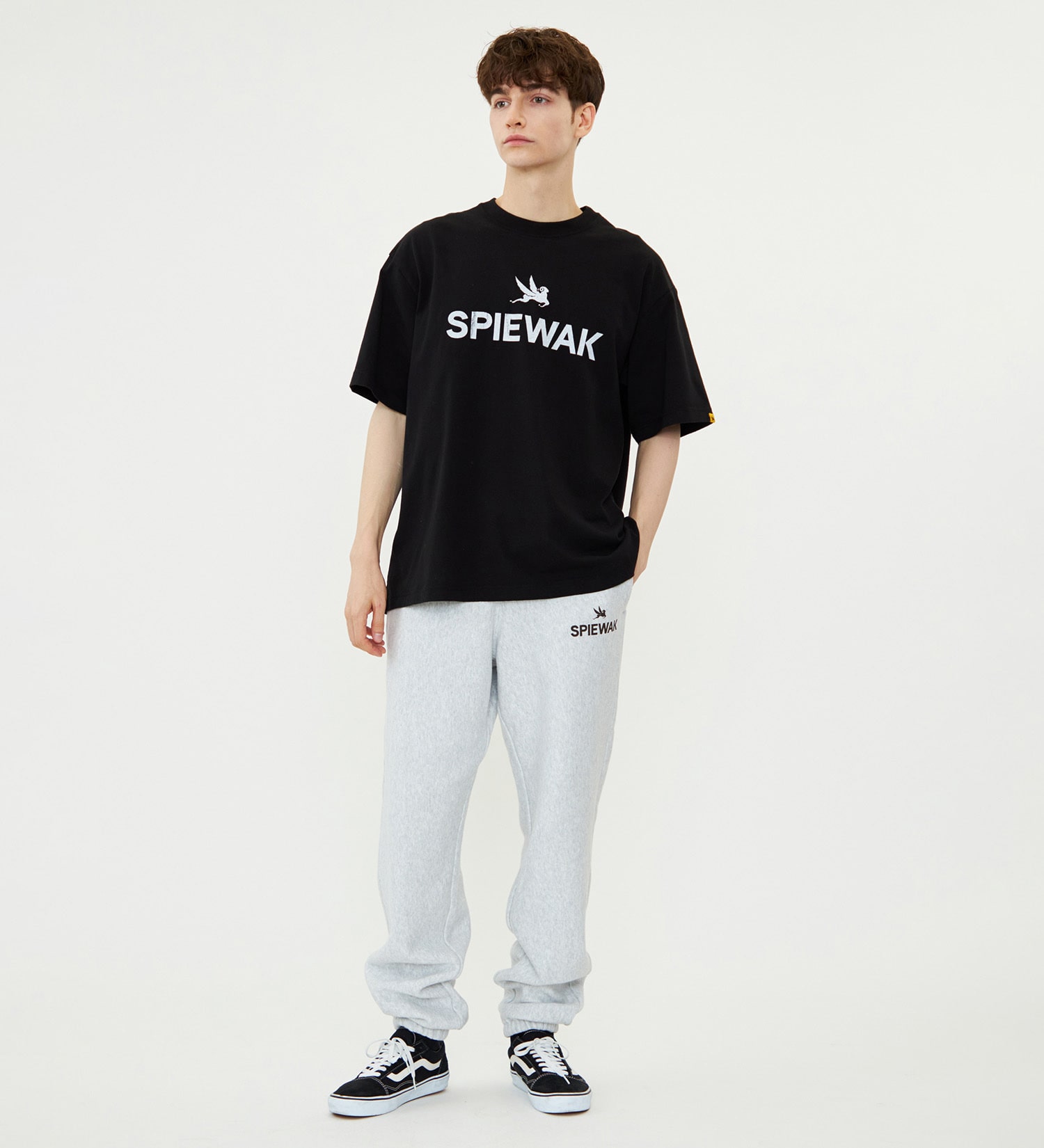 SPIEWAK(スピワック)のグラフィックTシャツ アイコンロゴ 半袖|トップス/Tシャツ/カットソー/メンズ|ブラック