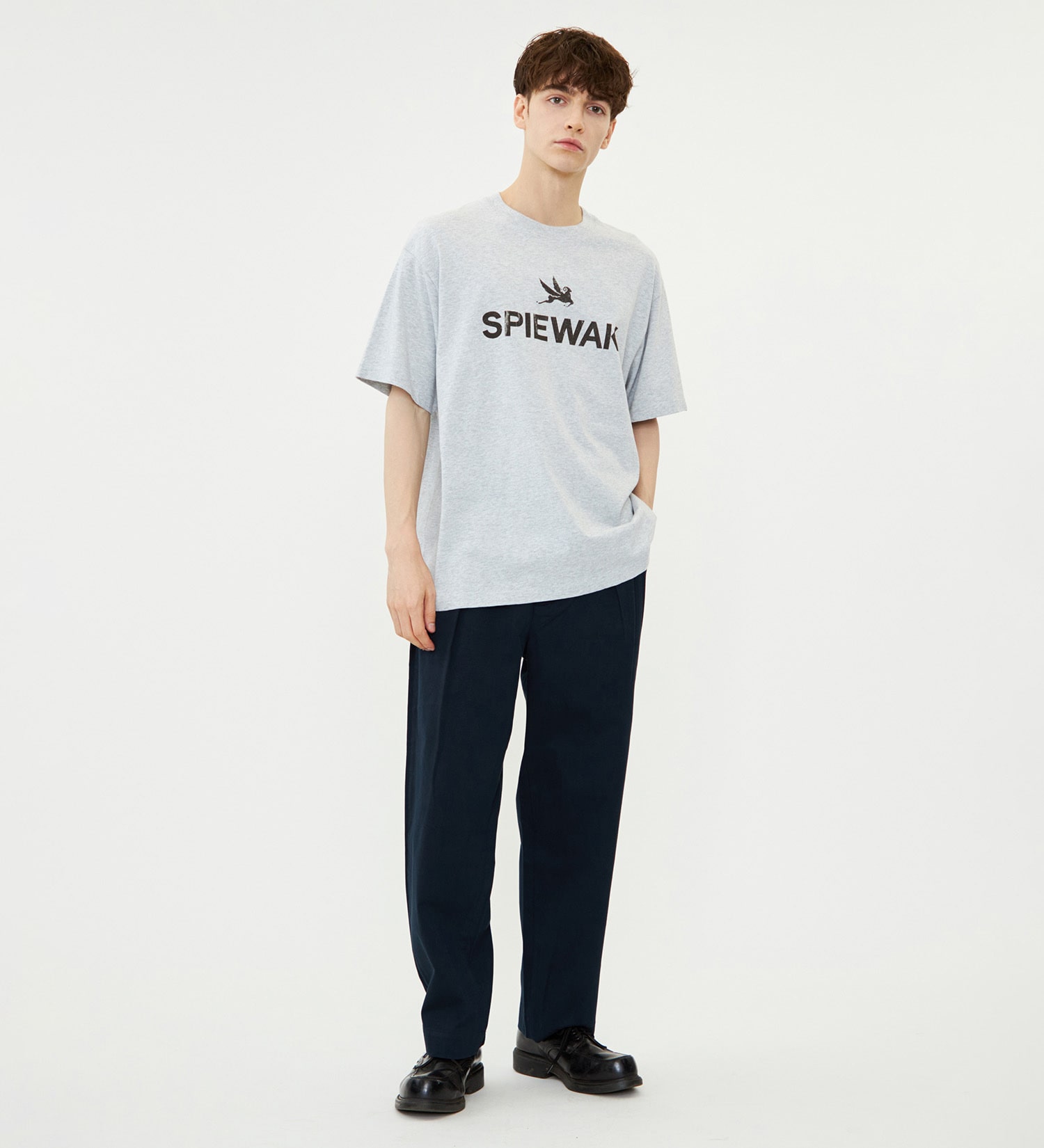 SPIEWAK(スピワック)のグラフィックTシャツ アイコンロゴ 半袖|トップス/Tシャツ/カットソー/メンズ|グレー