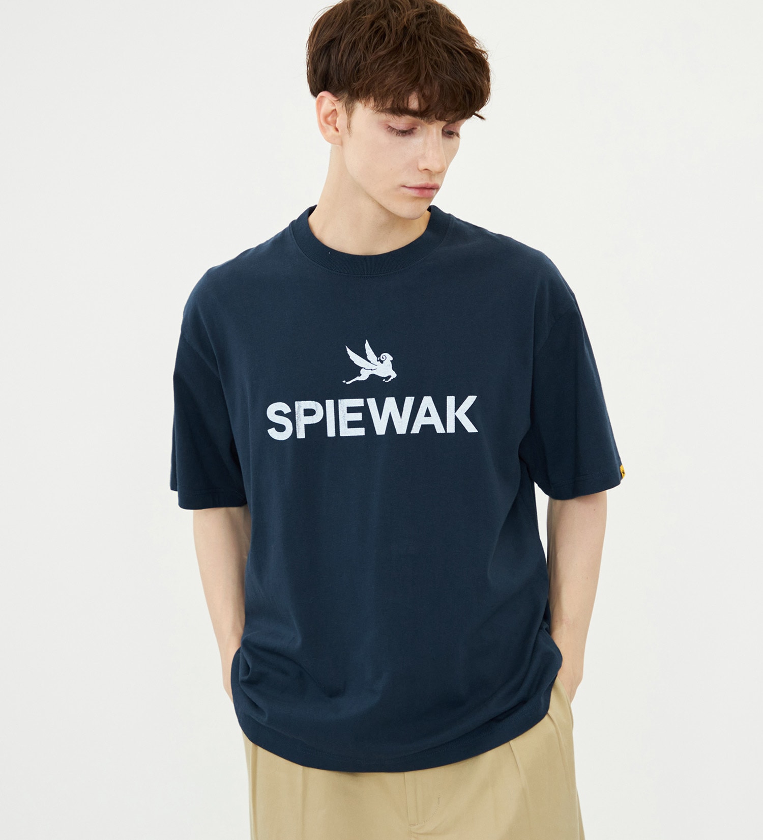 SPIEWAK(スピワック)のグラフィックTシャツ アイコンロゴ 半袖|トップス/Tシャツ/カットソー/メンズ|ネイビー