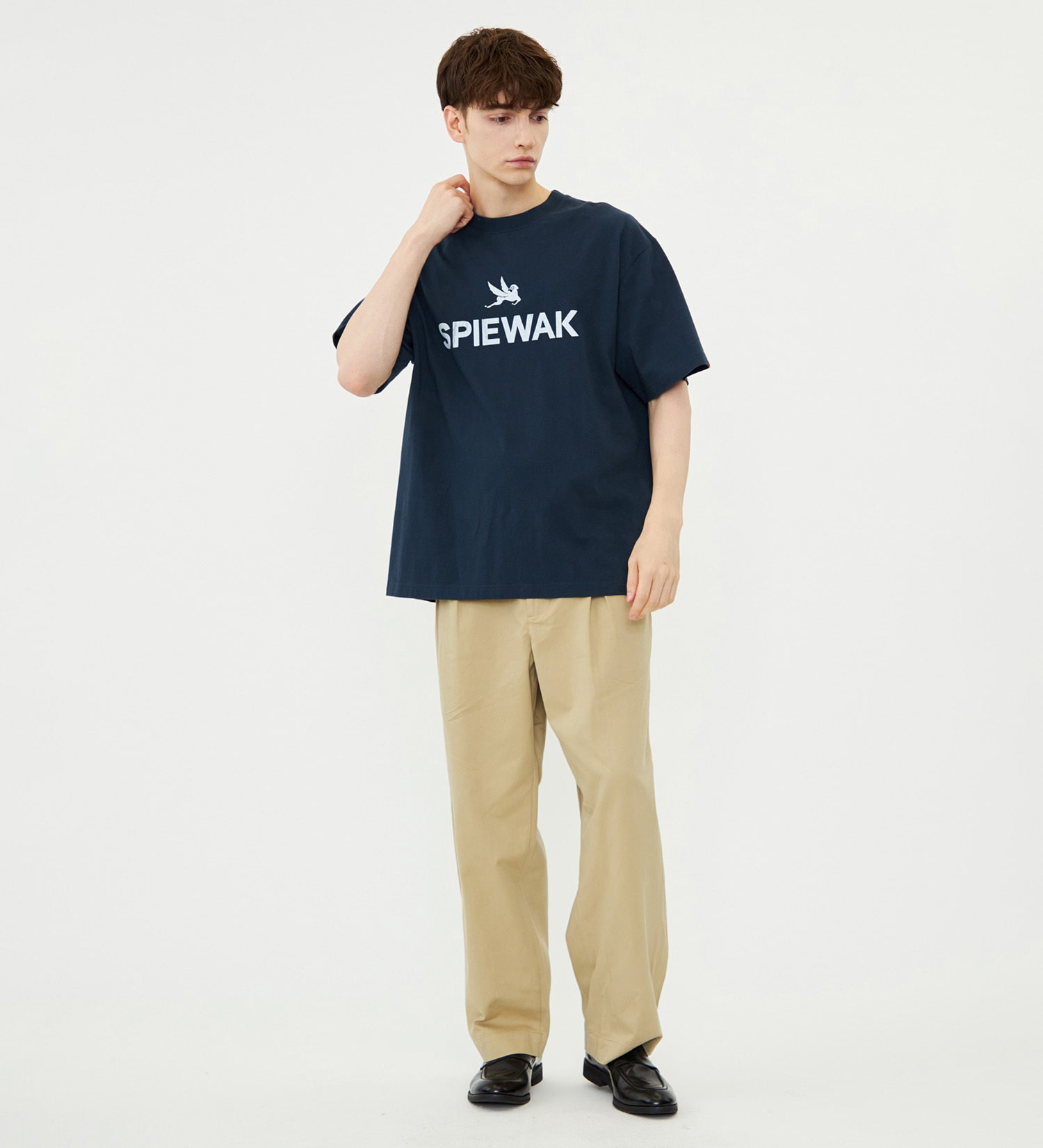 SPIEWAK(スピワック)のグラフィックTシャツ アイコンロゴ 半袖|トップス/Tシャツ/カットソー/メンズ|ネイビー