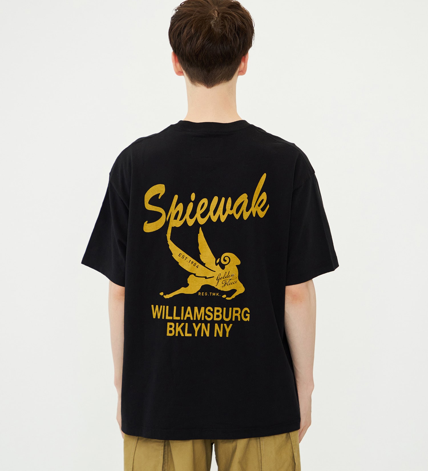 SPIEWAK(スピワック)のグラフィックTシャツ BKLYN NY 半袖|トップス/Tシャツ/カットソー/メンズ|ブラック