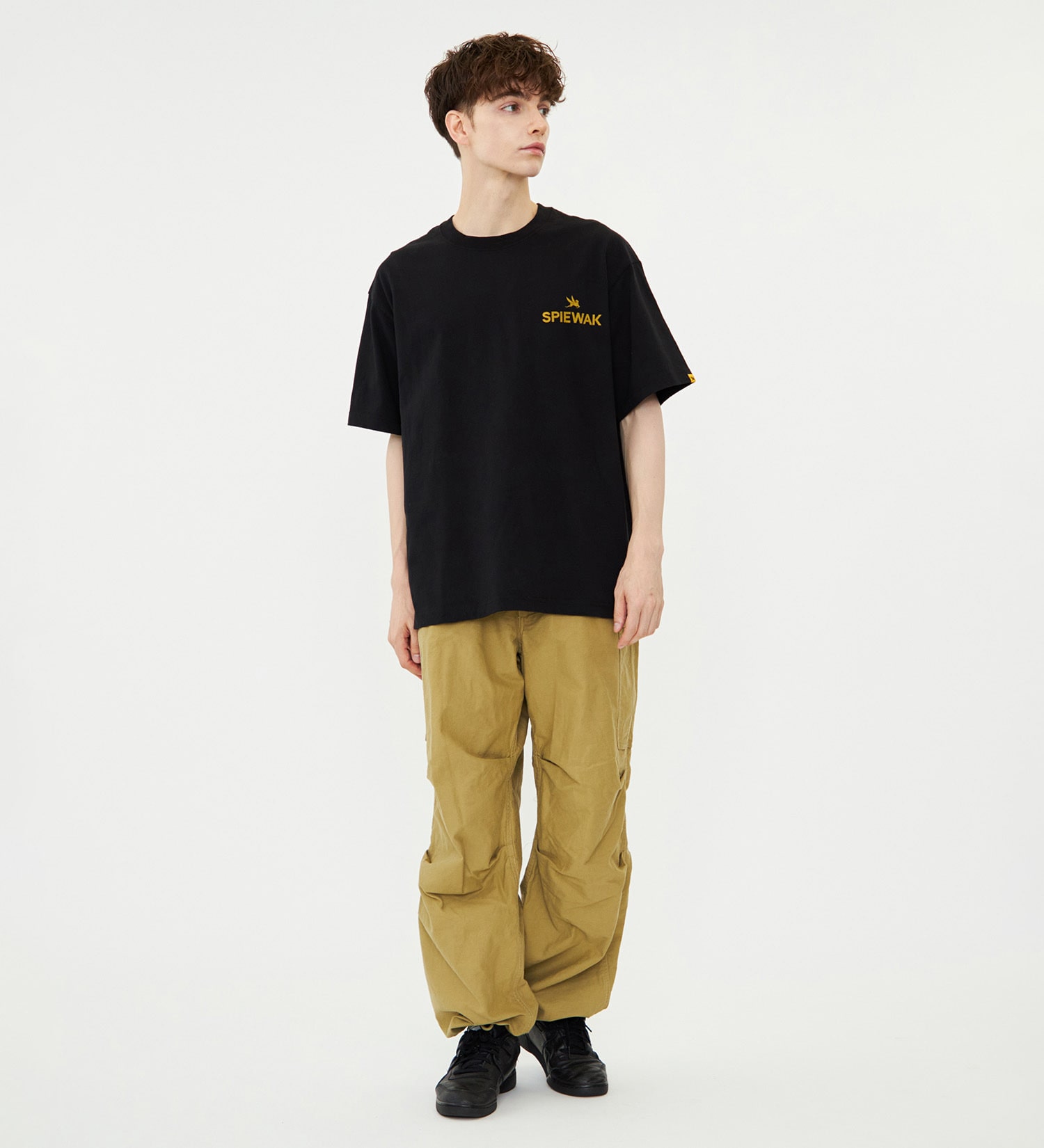 SPIEWAK(スピワック)のグラフィックTシャツ BKLYN NY 半袖|トップス/Tシャツ/カットソー/メンズ|ブラック