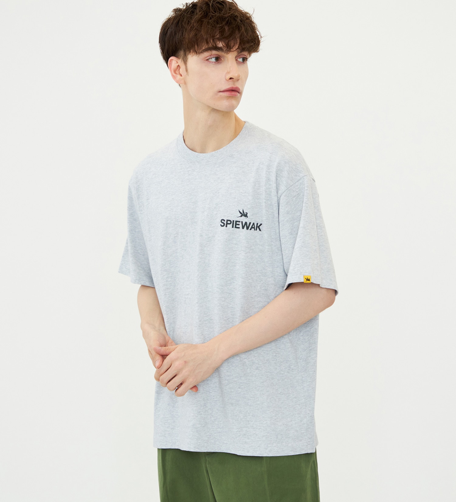 SPIEWAK(スピワック)のグラフィックTシャツ BKLYN NY 半袖|トップス/Tシャツ/カットソー/メンズ|グレー