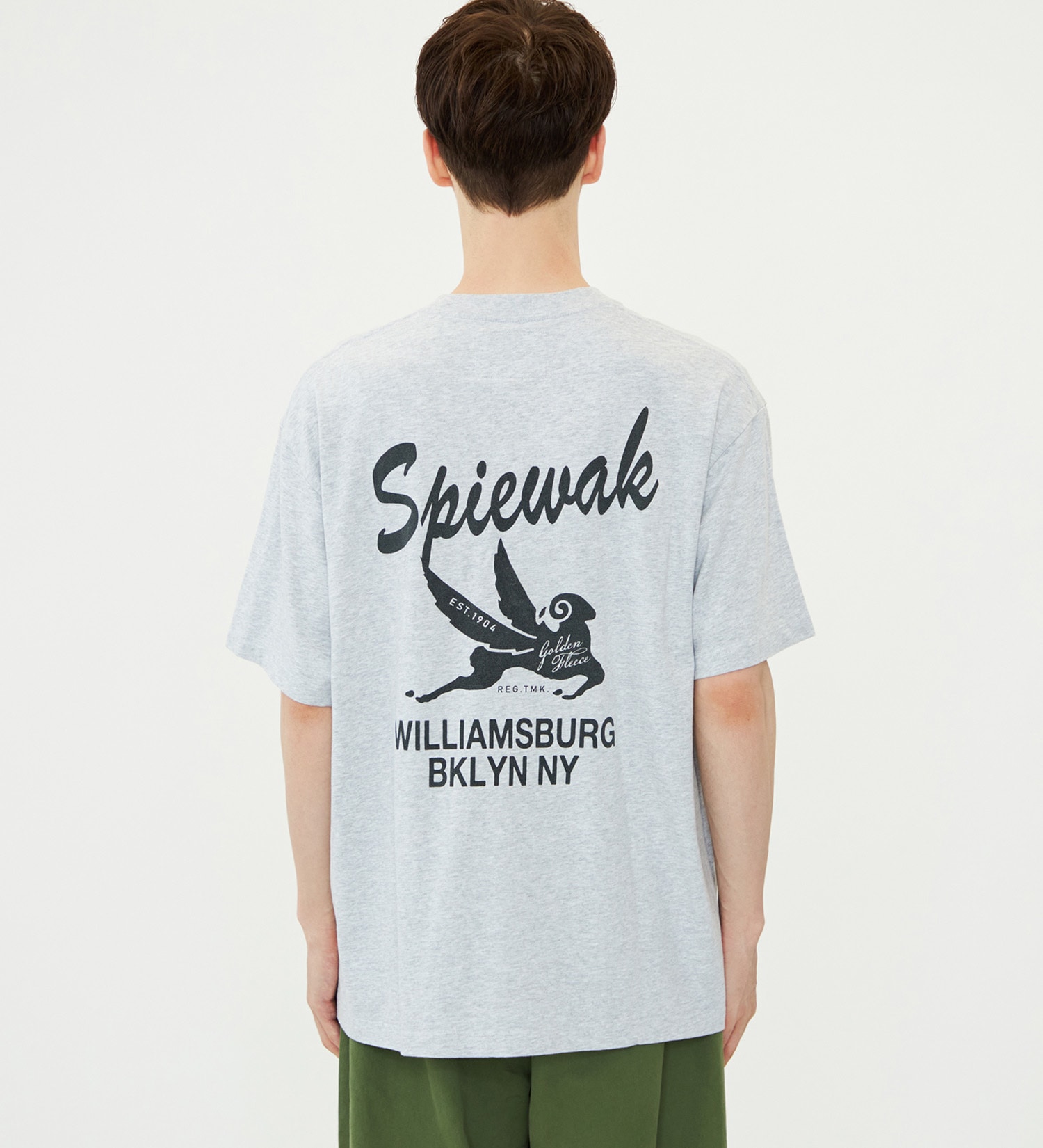 SPIEWAK(スピワック)のグラフィックTシャツ BKLYN NY 半袖|トップス/Tシャツ/カットソー/メンズ|グレー