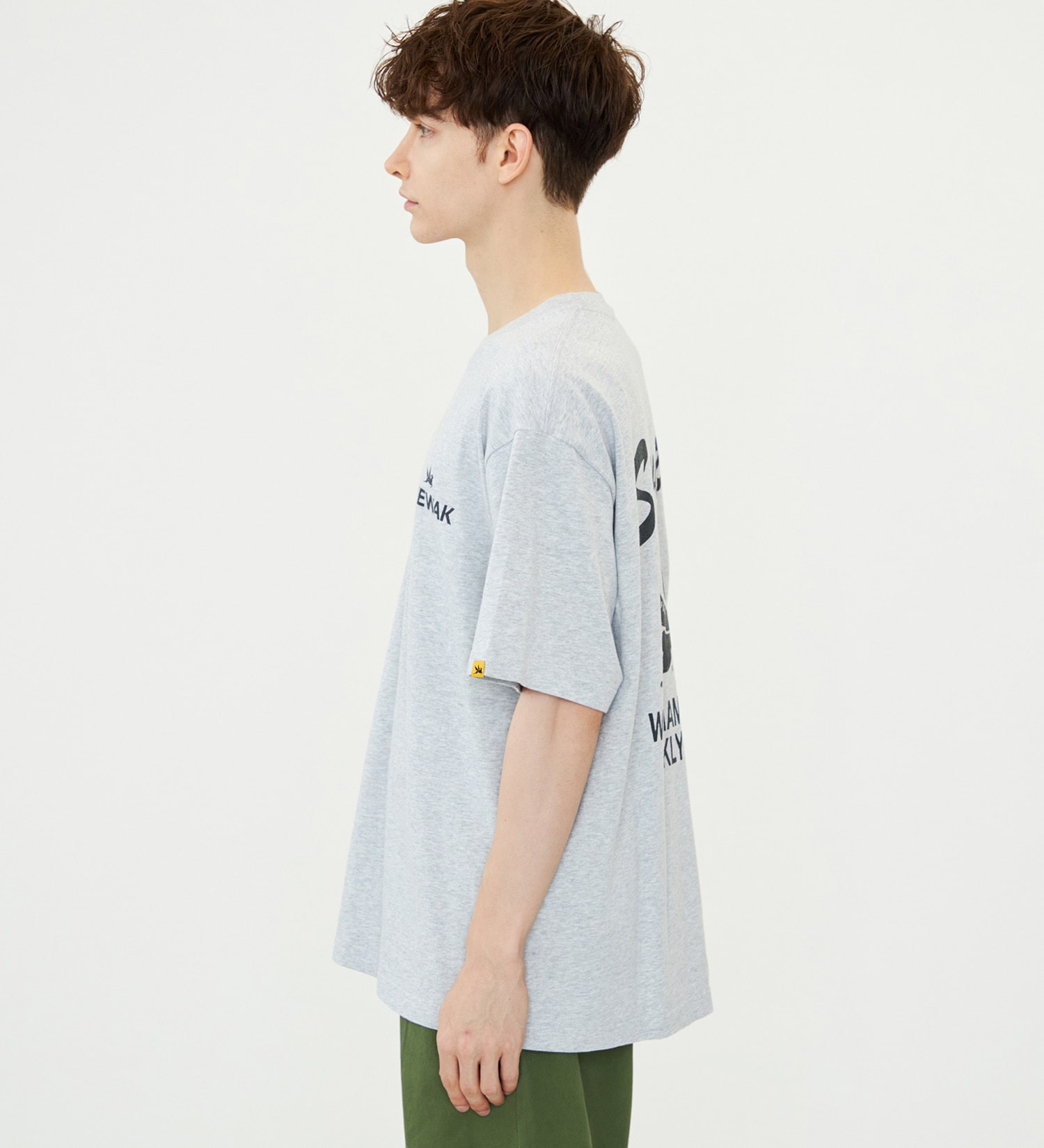 SPIEWAK(スピワック)のグラフィックTシャツ BKLYN NY 半袖|トップス/Tシャツ/カットソー/メンズ|グレー