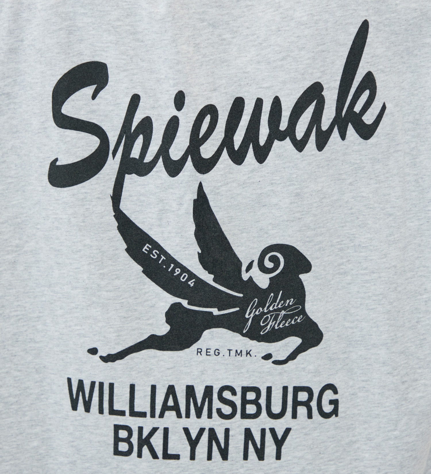 SPIEWAK(スピワック)のグラフィックTシャツ BKLYN NY 半袖|トップス/Tシャツ/カットソー/メンズ|グレー