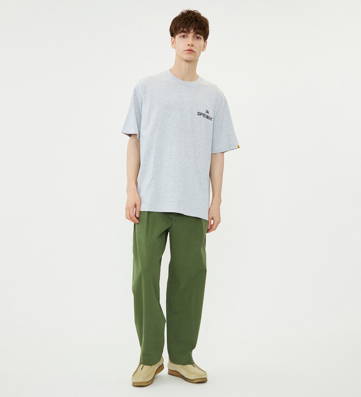 SPIEWAK(スピワック)のグラフィックTシャツ BKLYN NY 半袖|トップス/Tシャツ/カットソー/メンズ|グレー