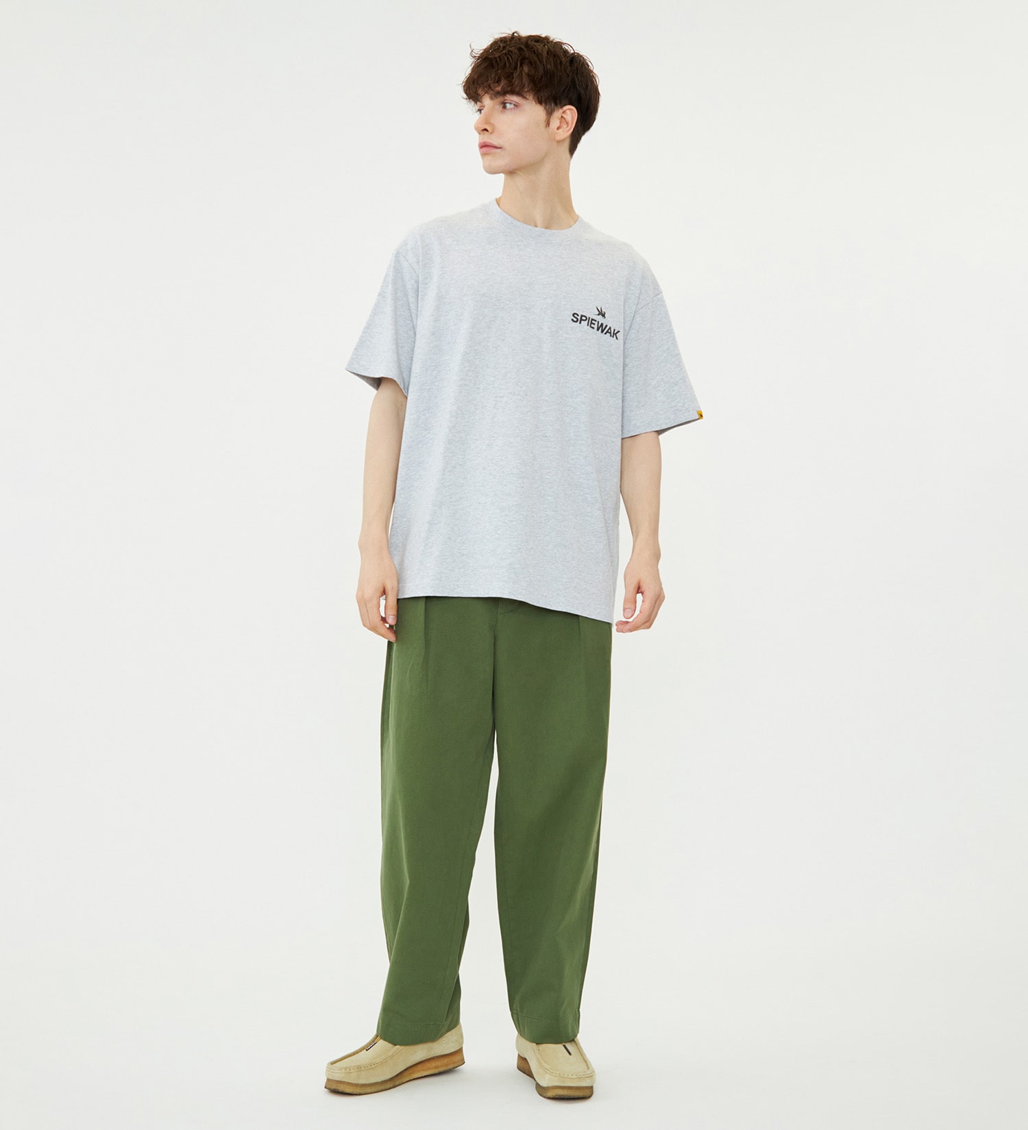 SPIEWAK(スピワック)のグラフィックTシャツ BKLYN NY 半袖|トップス/Tシャツ/カットソー/メンズ|グレー