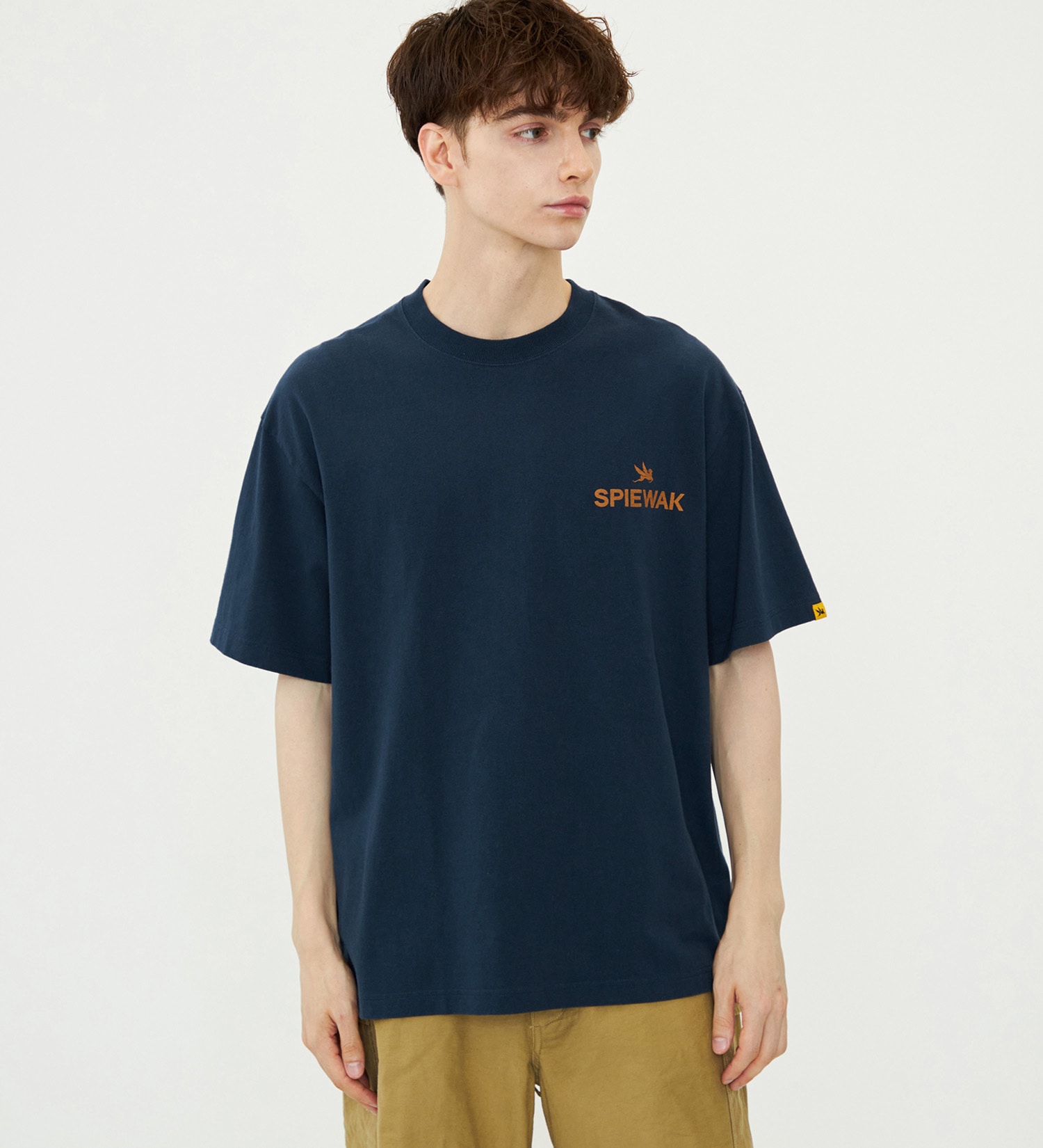 SPIEWAK(スピワック)のグラフィックTシャツ BKLYN NY 半袖|トップス/Tシャツ/カットソー/メンズ|ネイビー
