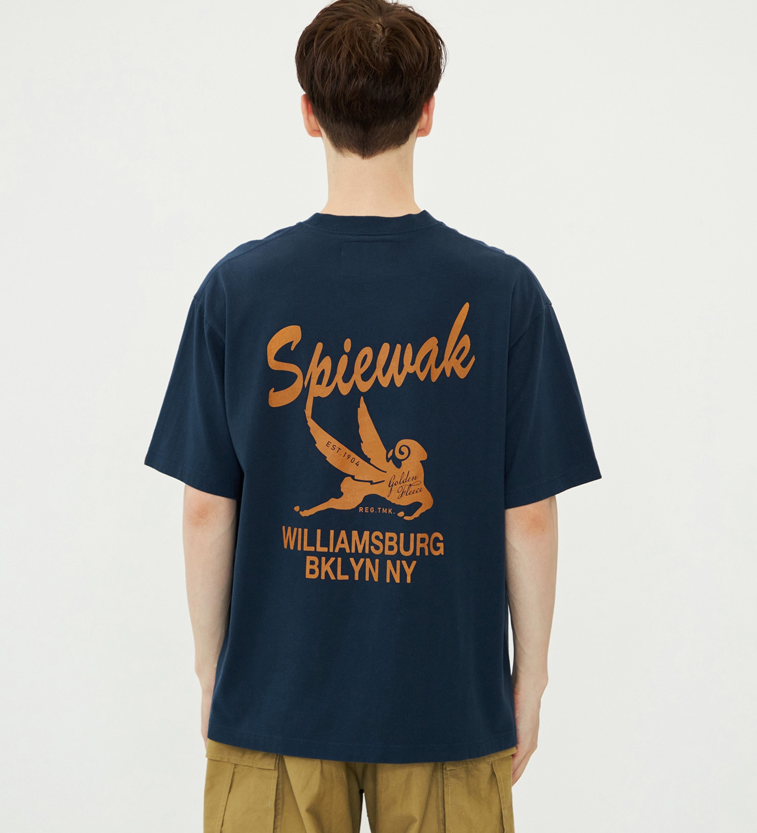 SPIEWAK(スピワック)のグラフィックTシャツ BKLYN NY 半袖|トップス/Tシャツ/カットソー/メンズ|ネイビー